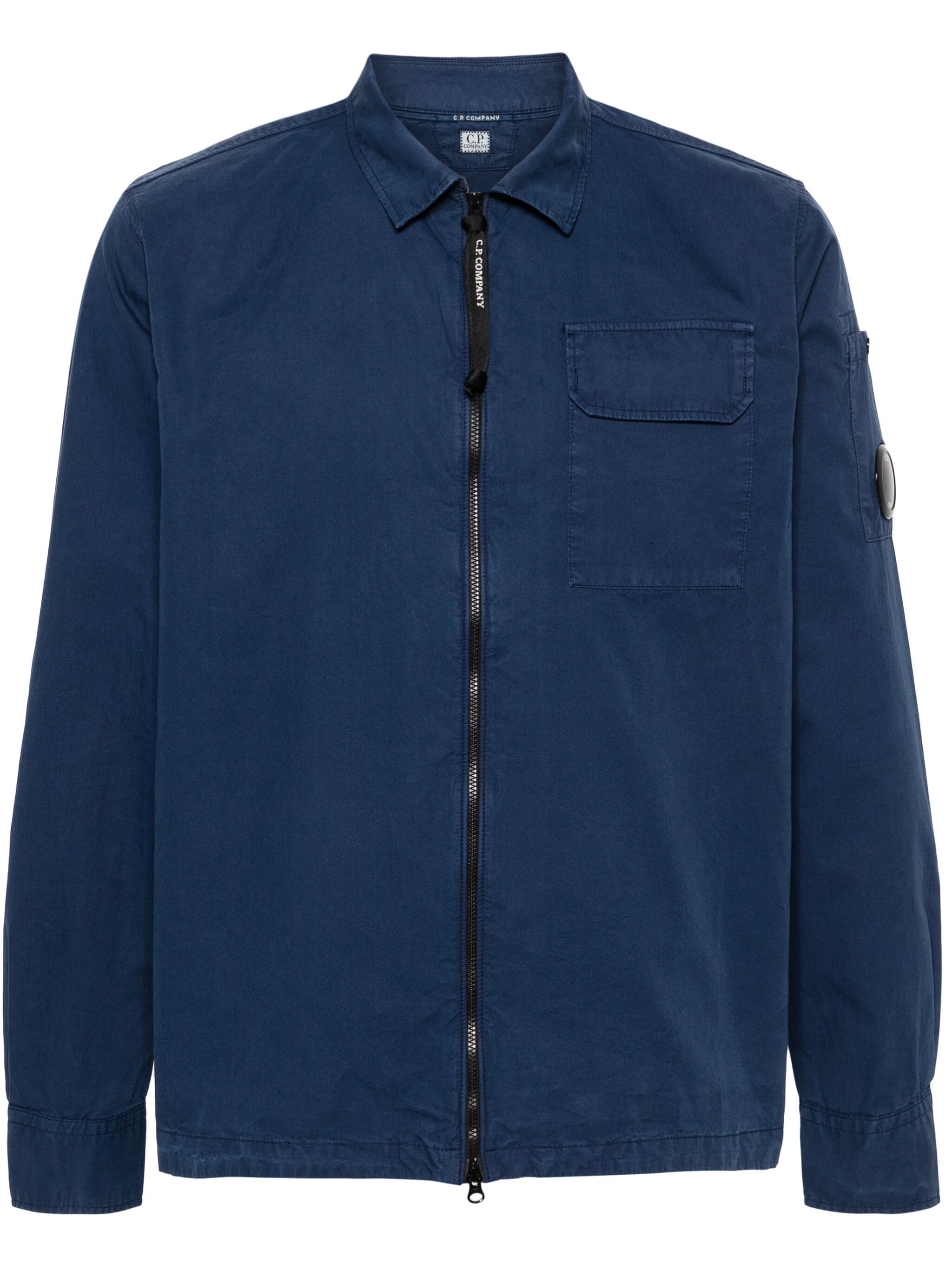 CP COMPANY LENS-EMBELLISHED SHIRT