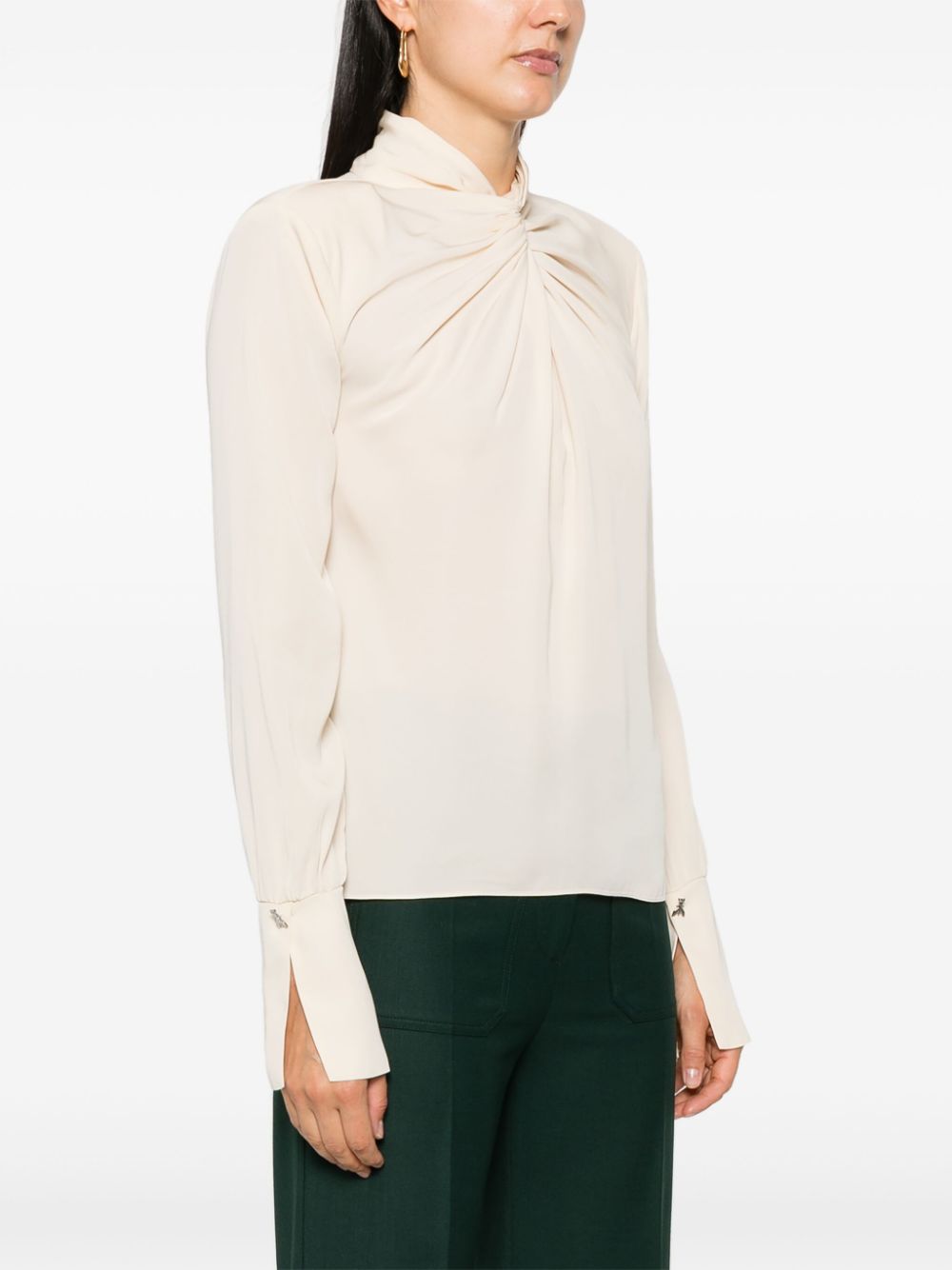 PATRIZIA PEPE TWISTED BLOUSE