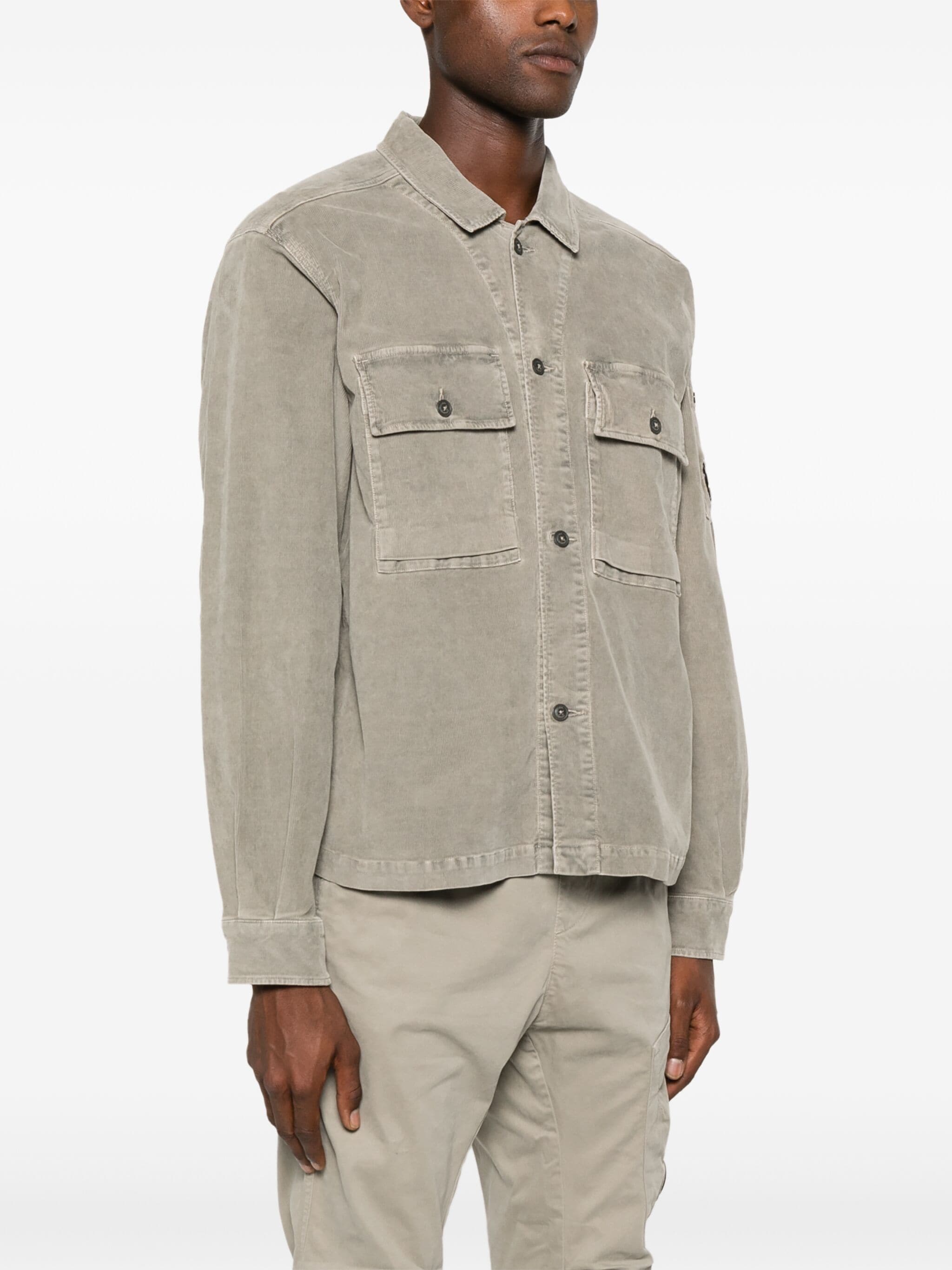 CP COMPANY LENS-DETAIL SHIRT