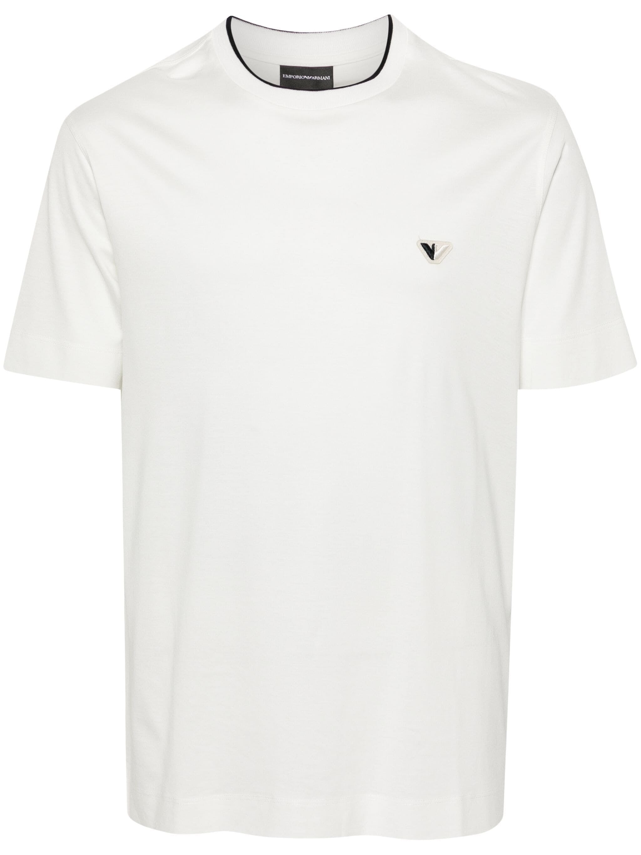 EMPORIO ARMANI LOGO-PATCH T-SHIRT