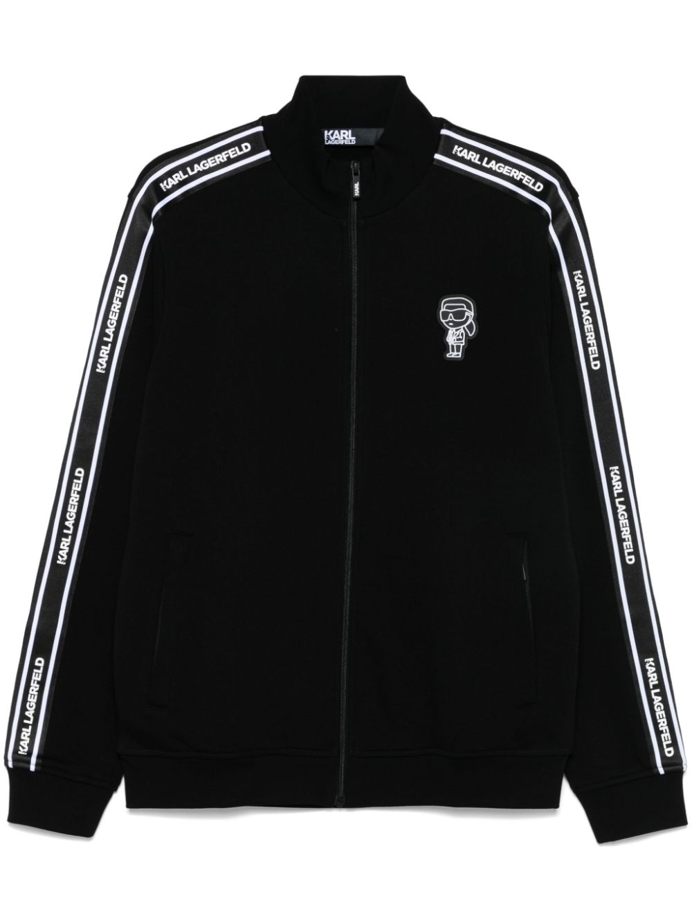 KARL LAGERFELD ZIP-UP SWEATSHIRT