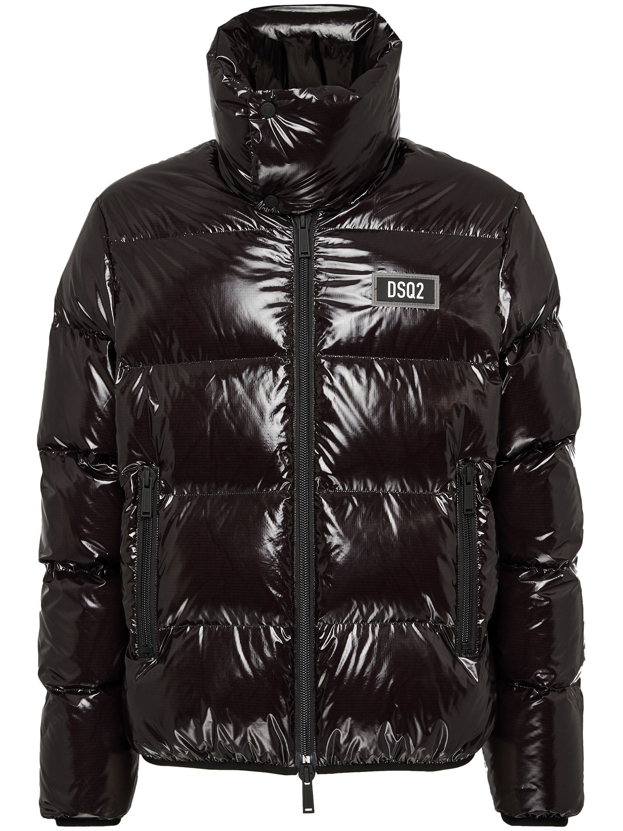 DSQUARED2 LOGO-PATCH PADDED JACKET