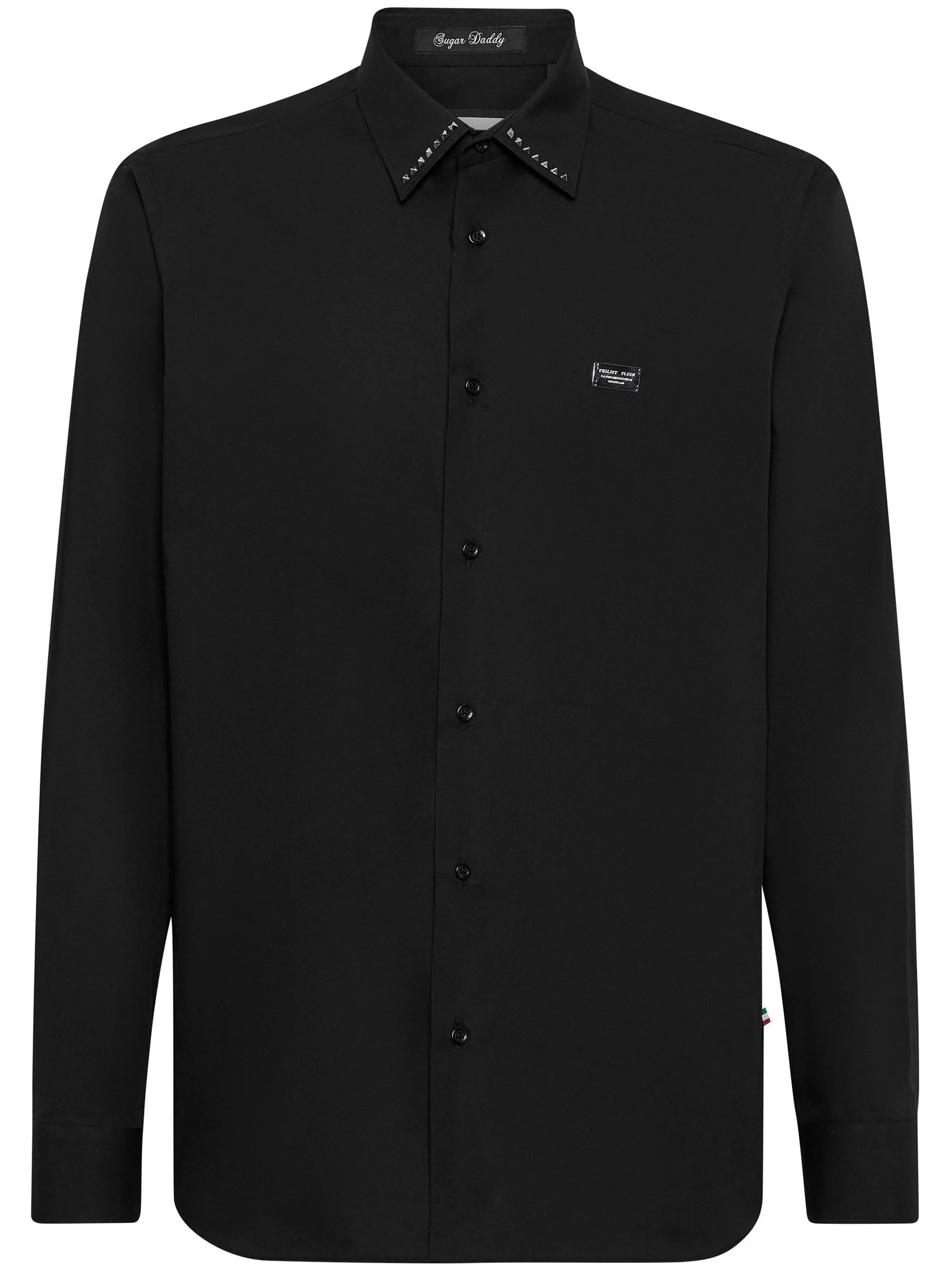 PHILIPP PLEIN STUD-DETAILING POPLIN SHIRT