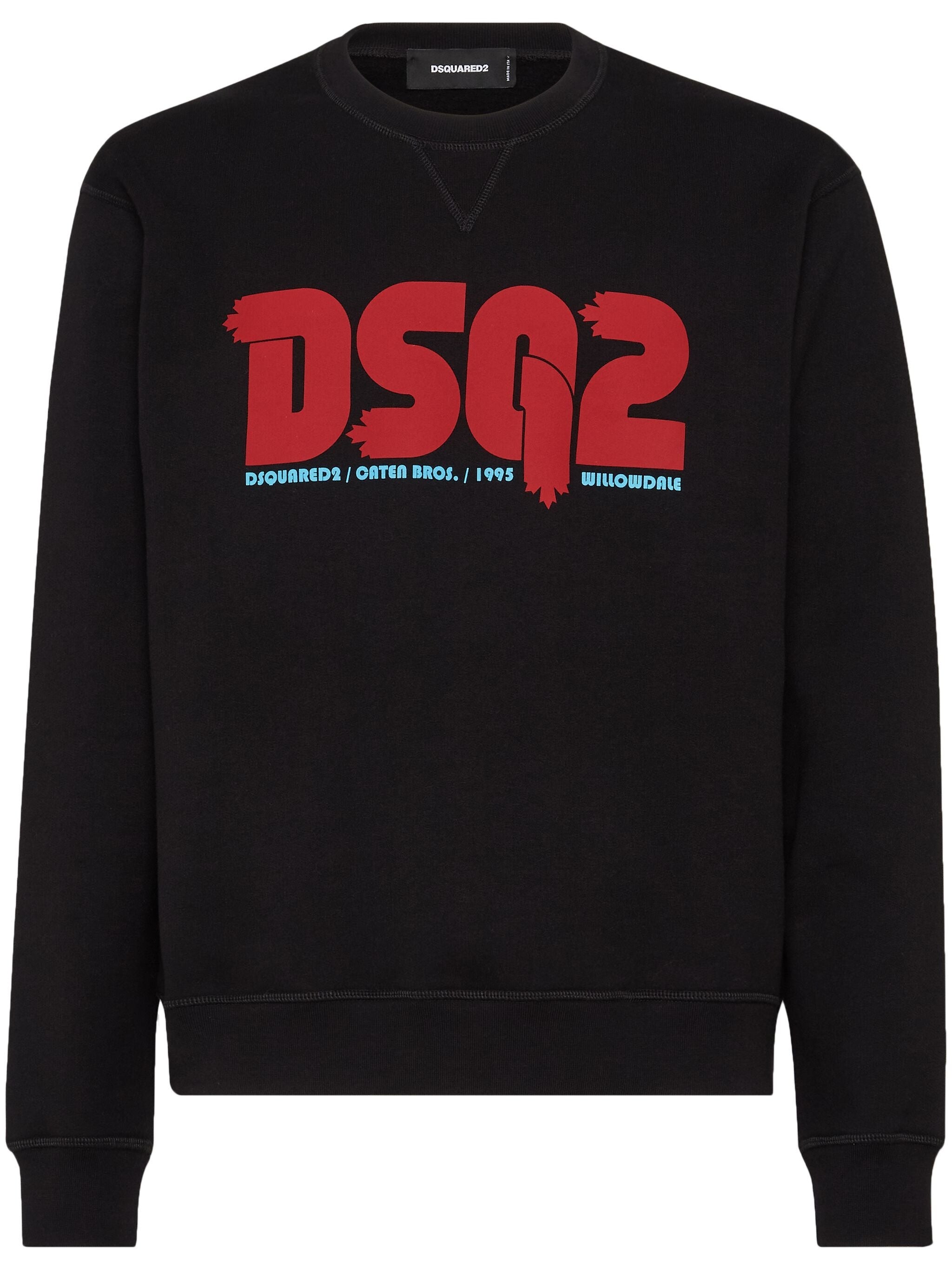 DSQUARED2 LOGO-PRINT COTTON SWEATSHIRT