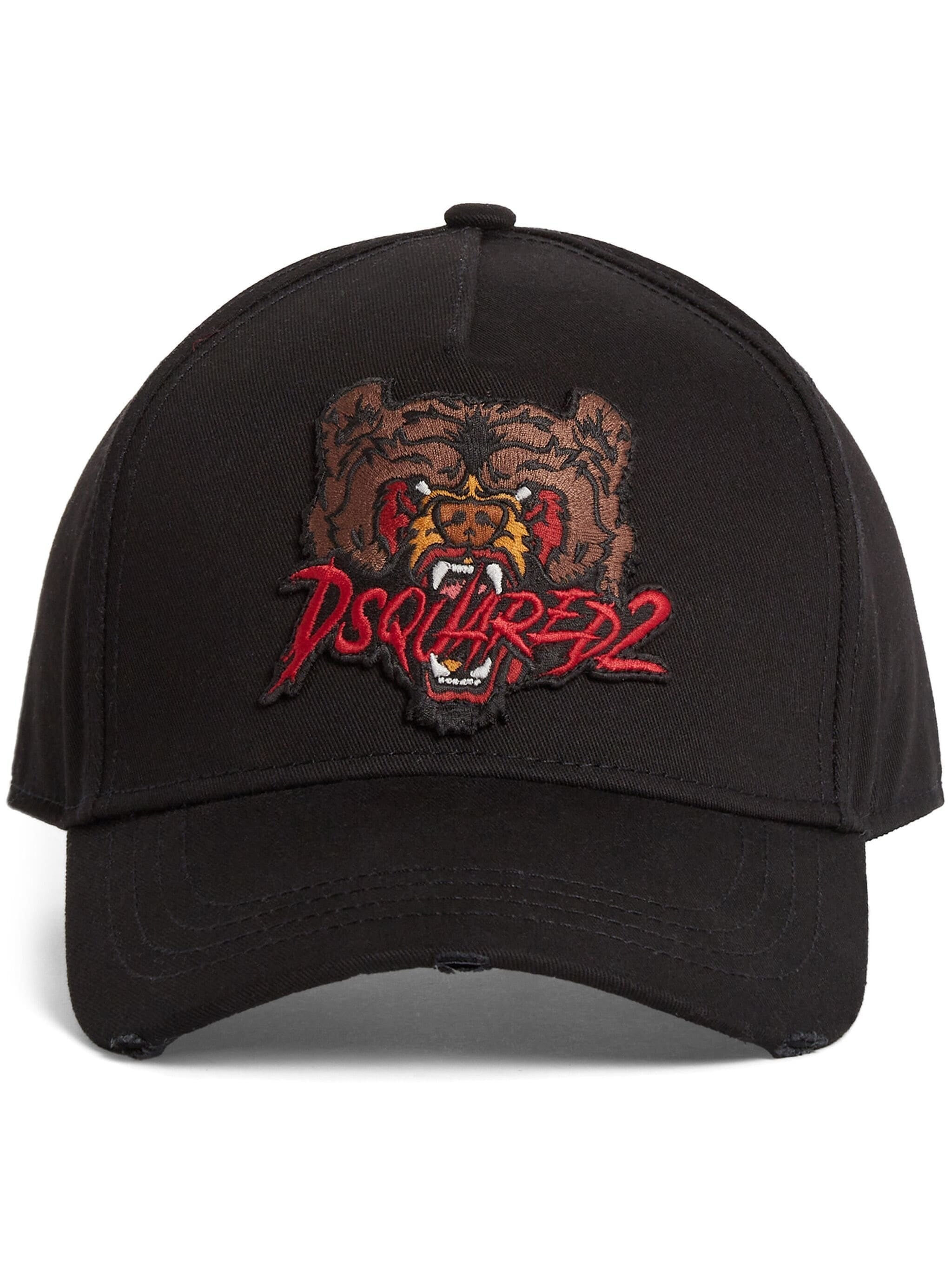 DSQUARED TIGER-APPLIQUÉ BASEBALL CAP