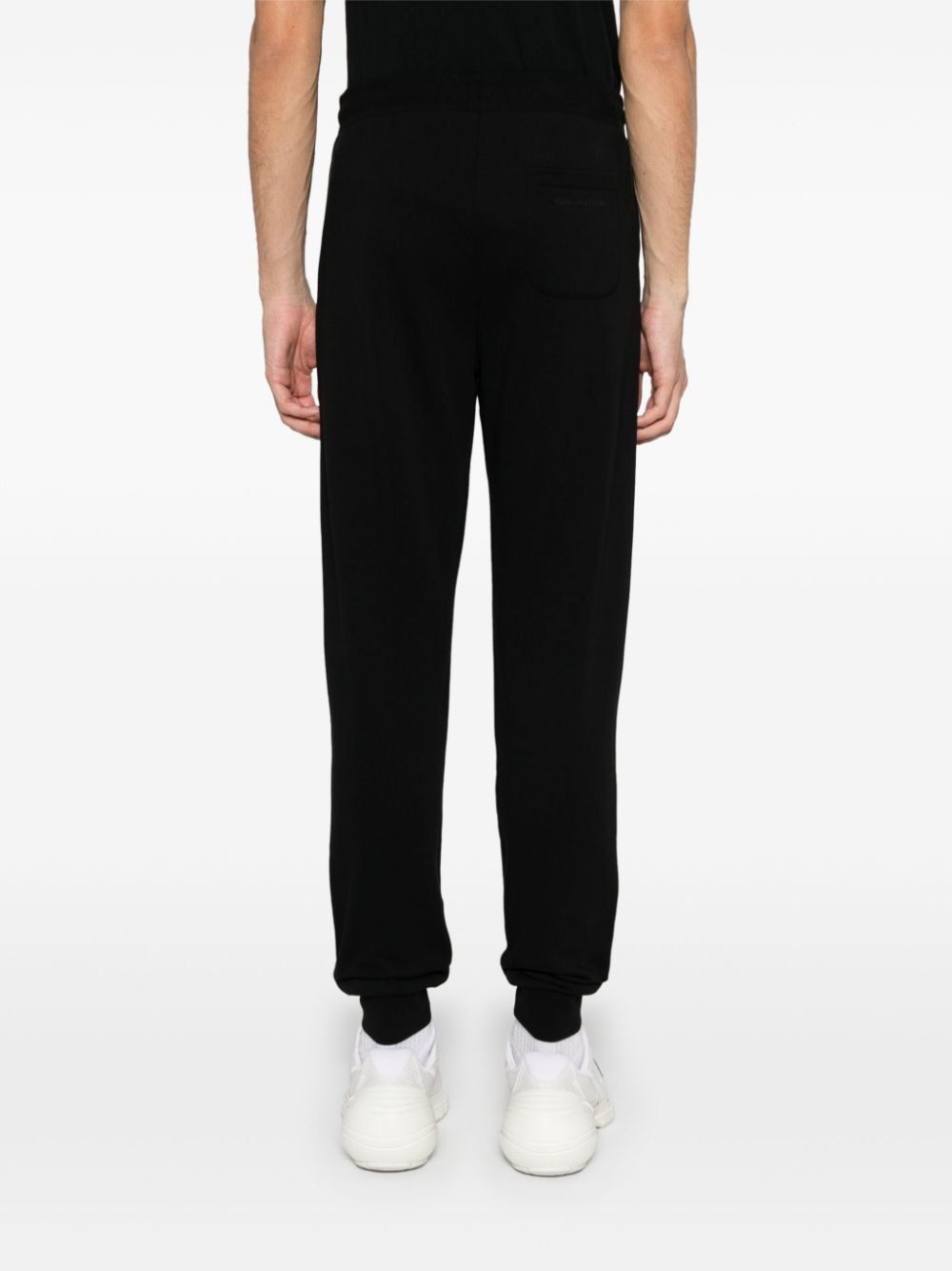 KARL LAGERFELD LOGO-APPLIQUÉ TRACK PANTS