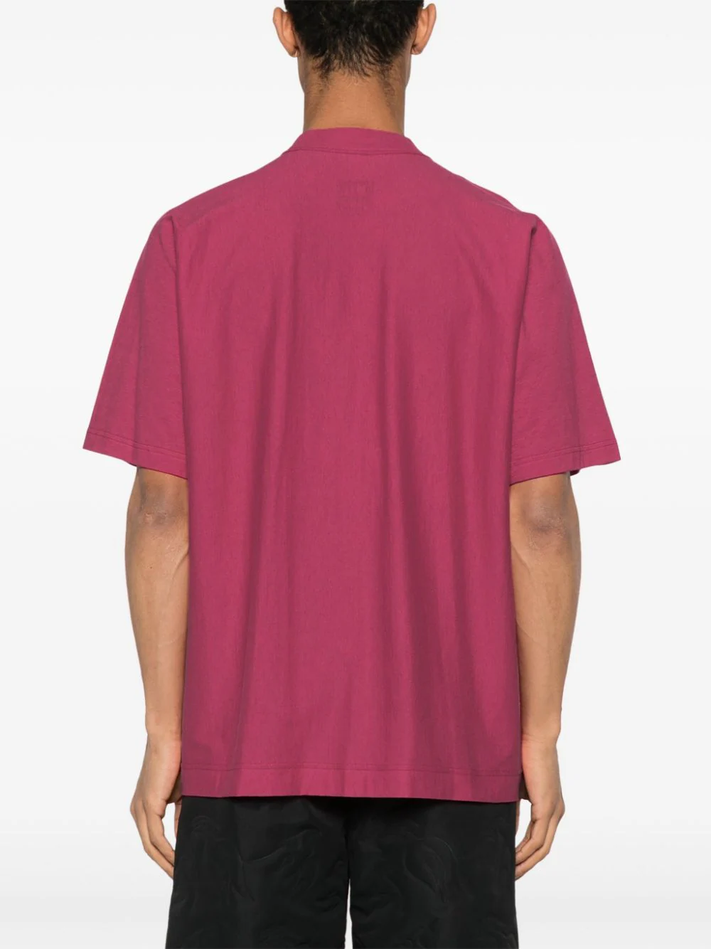 HOMME PLISSÉ ISSEY MIYAKE SHORT-SLEEVE COTTON T-SHIRT