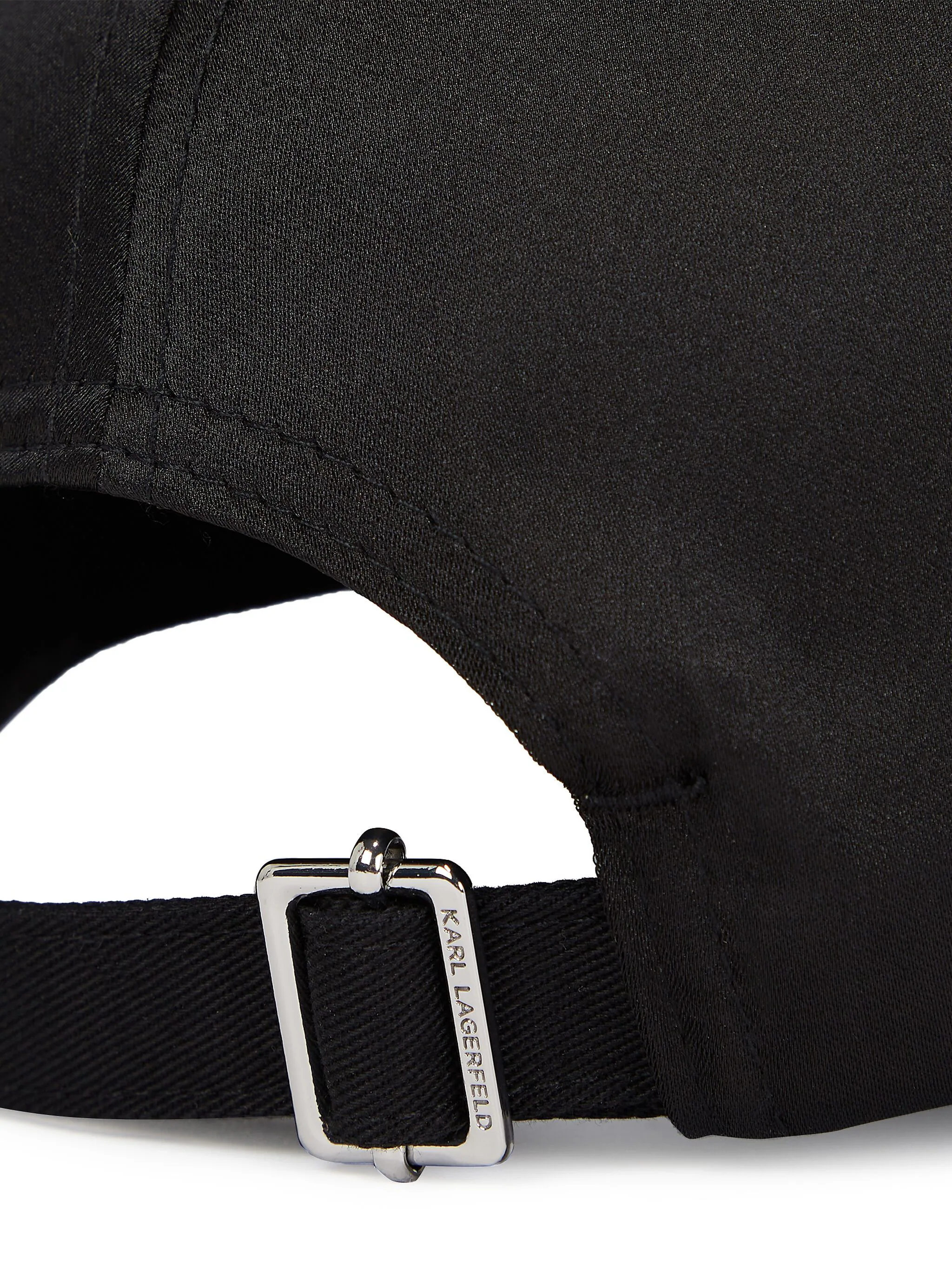 KARL LAGERFELD K/SIGNATURE GLITTER-DETAIL CAP