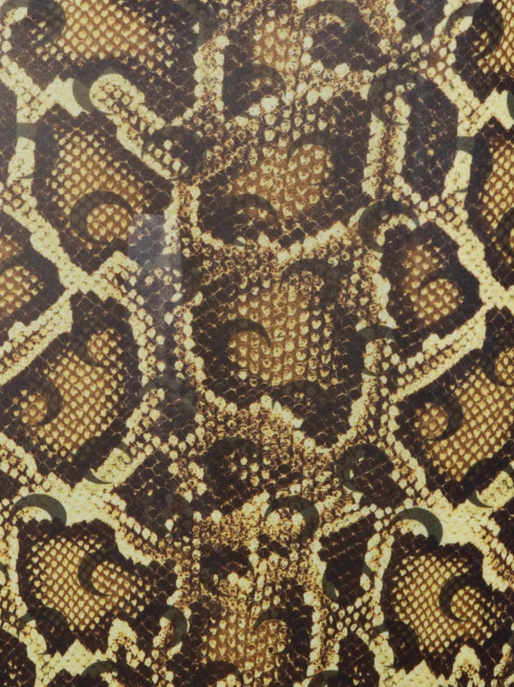 VESTIDO MARINE SERRE SNAKE-PRINT
