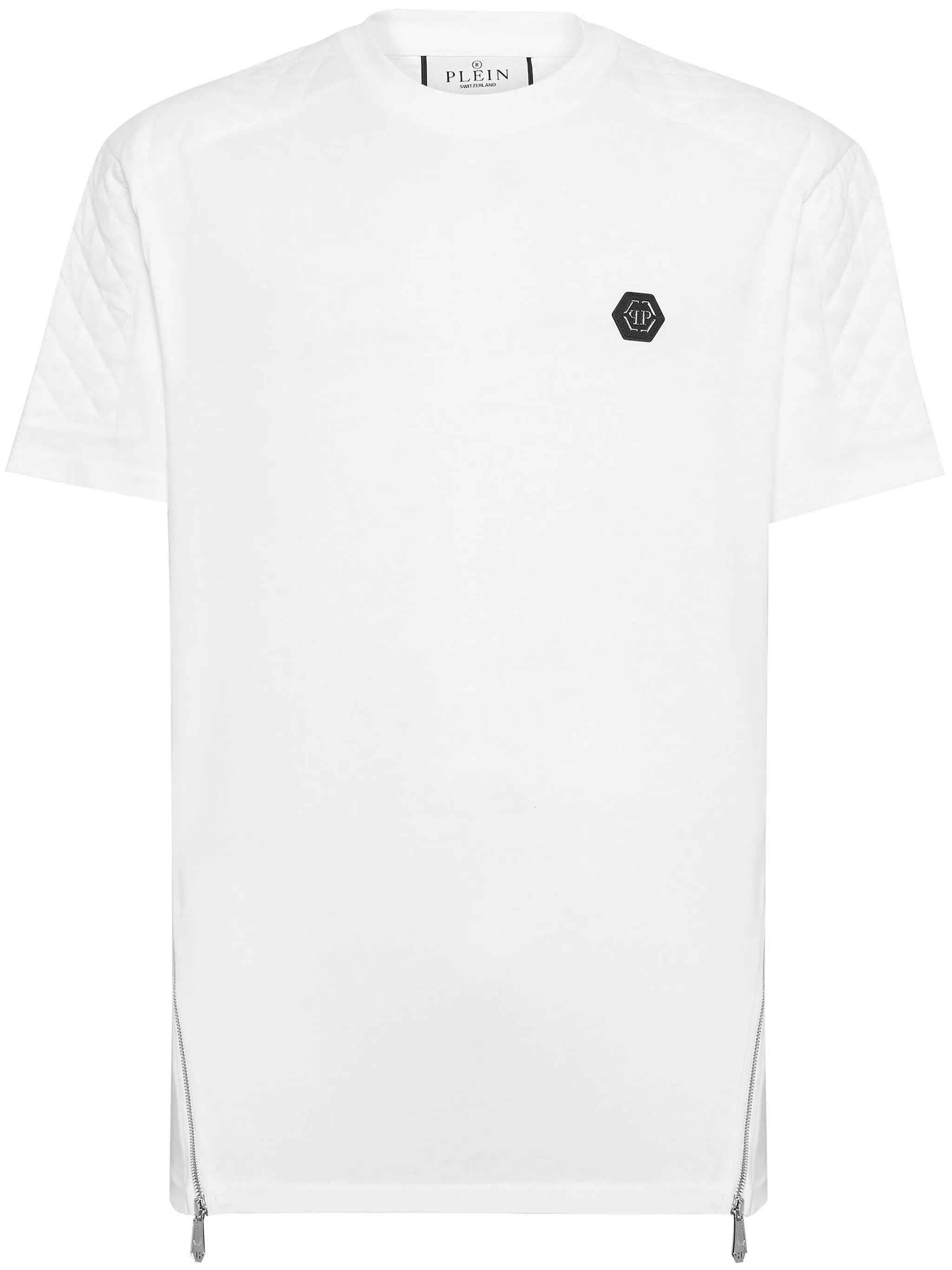 PHILIPP PLEIN LOGO-APPLIQUÉ COTTON T-SHIRT