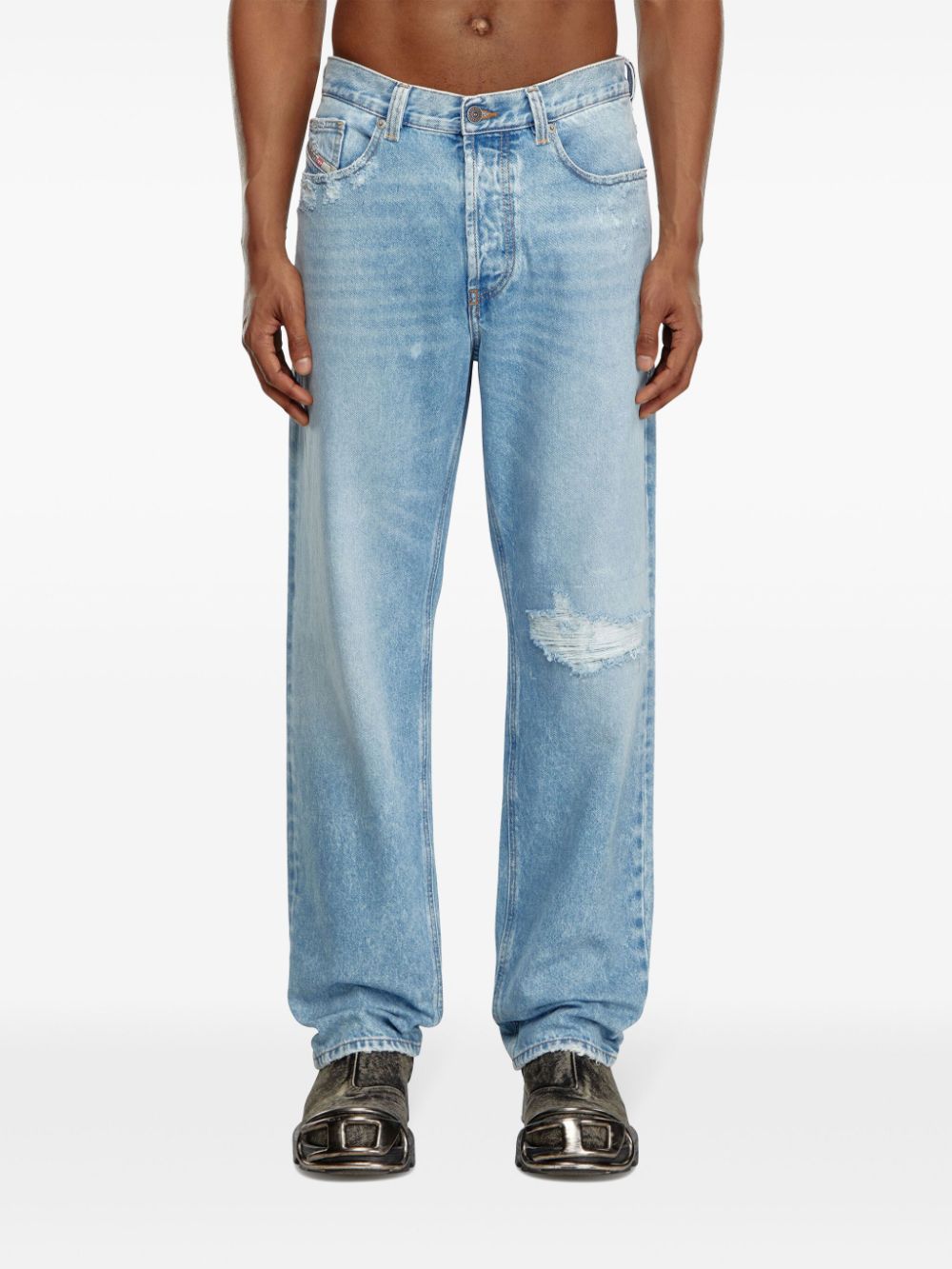 DIESEL 2010 D-MACS 09J80 STRAIGHT-LEG JEANS