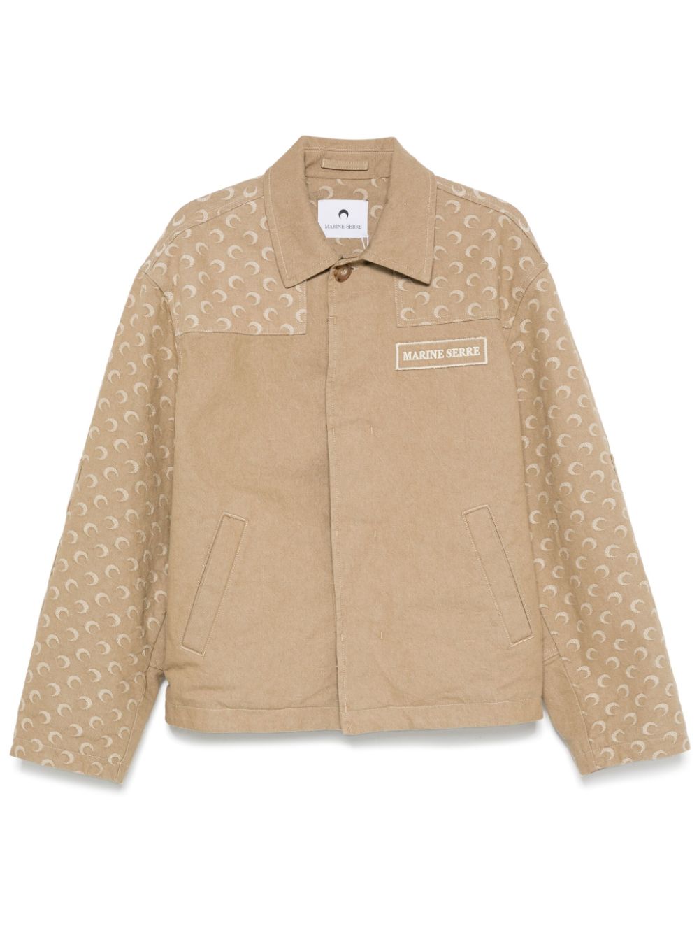 MARINE SERRE MOON MOTIF JACQUARD JACKET