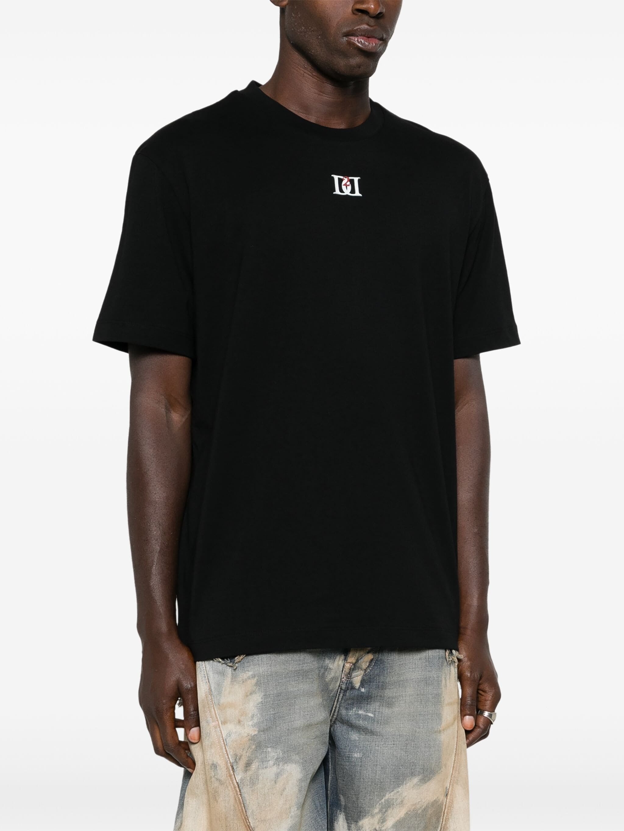 DSQUARED2 LOGO-APPLIQUÉ T-SHIRT