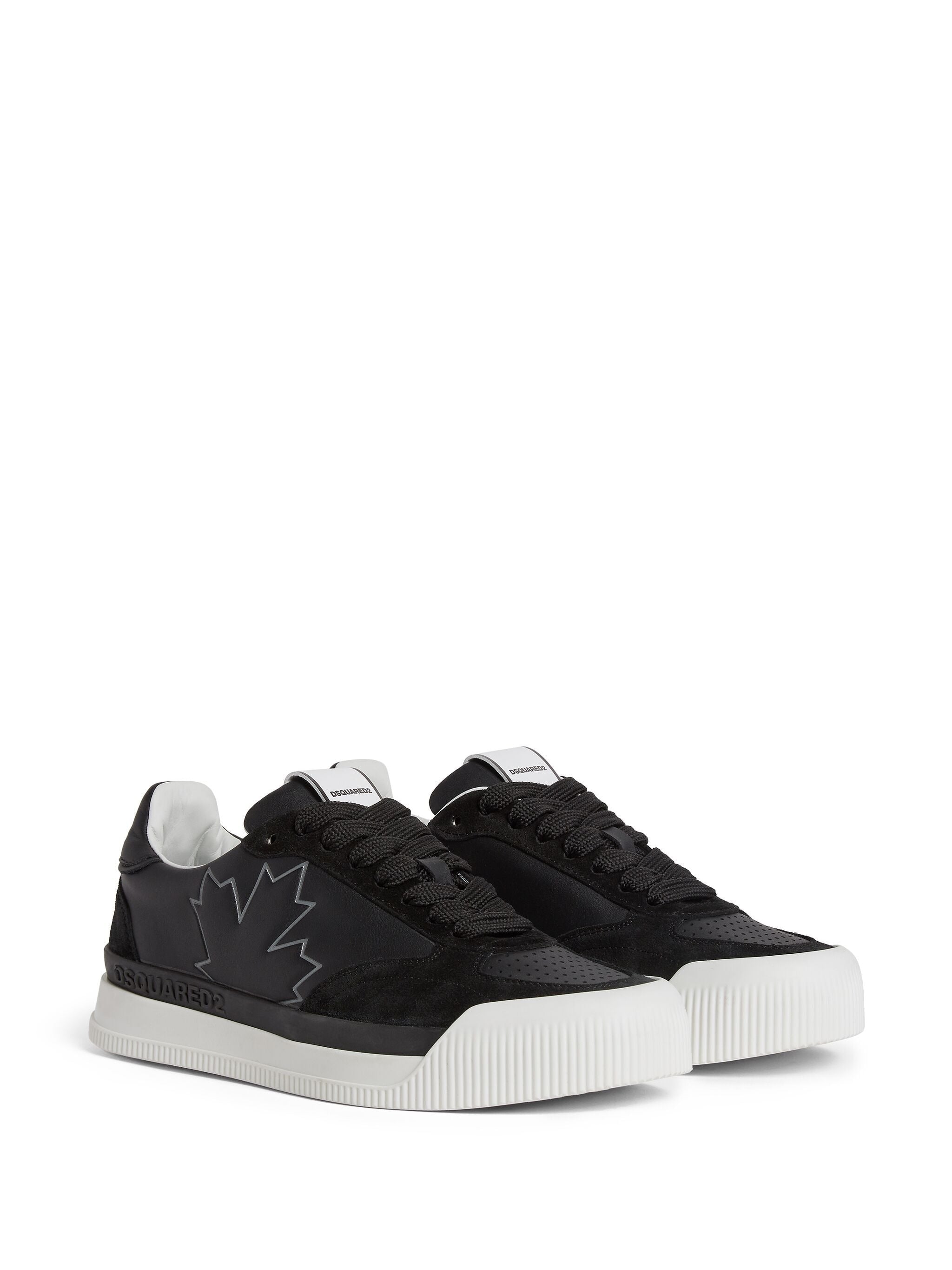 DSQUARED OGO-PRINT LOW-TOP SNEAKERS