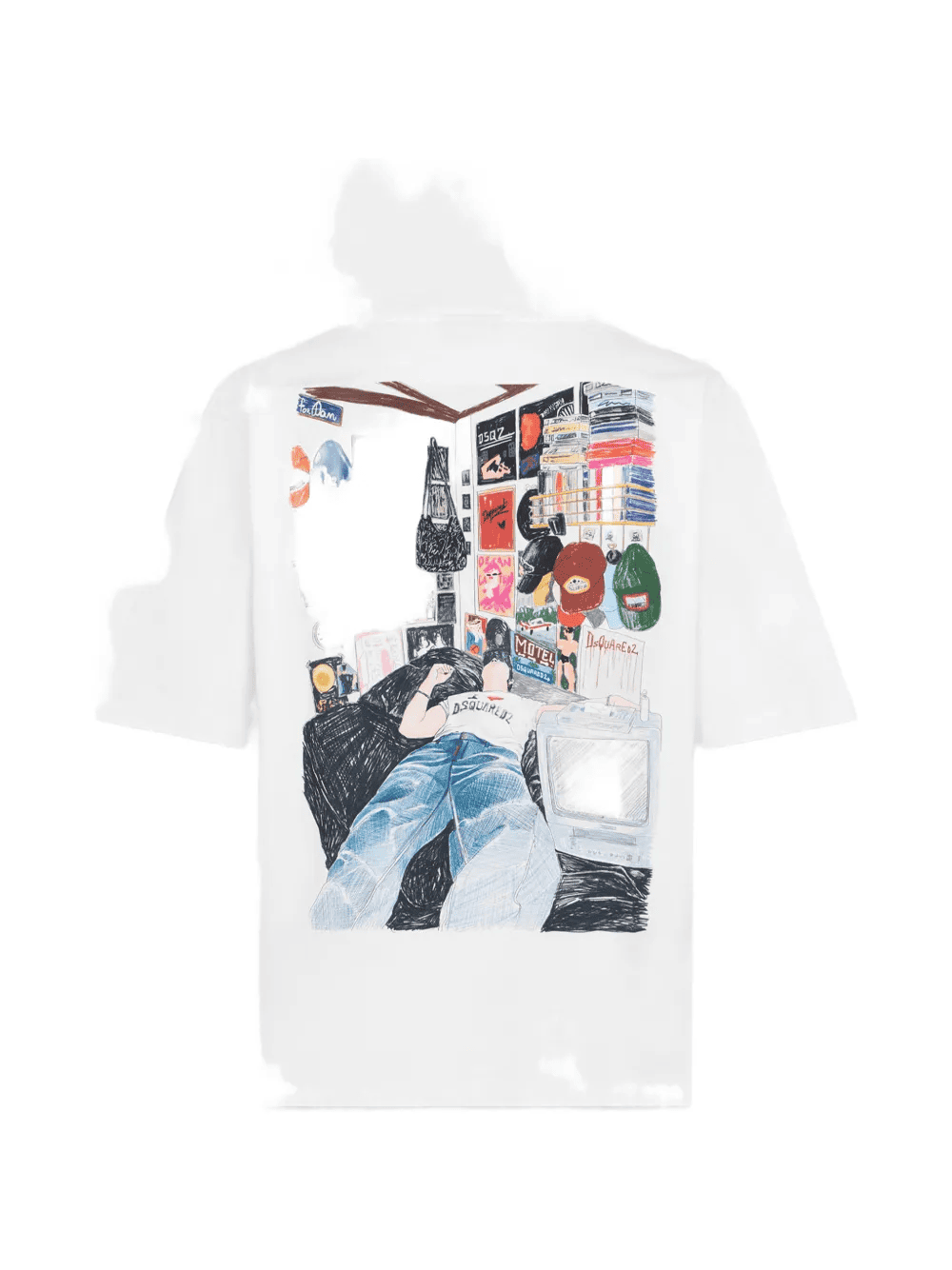 CAMISETA DSQUARED2 ESTAMPADA