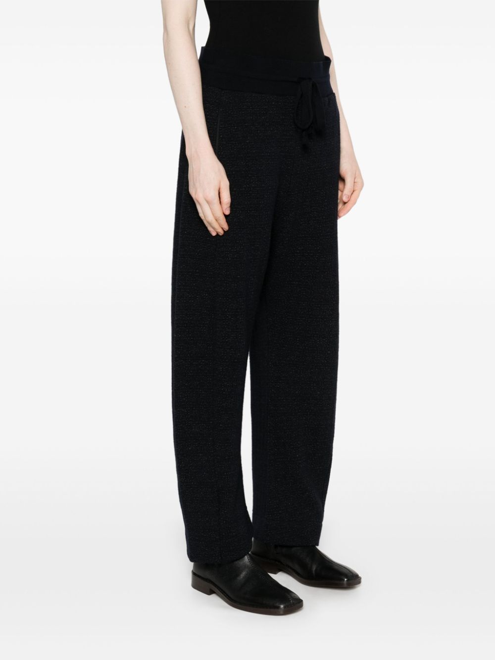 TRANSIT MICRO-PATTERNED JACQUARD TROUSERS