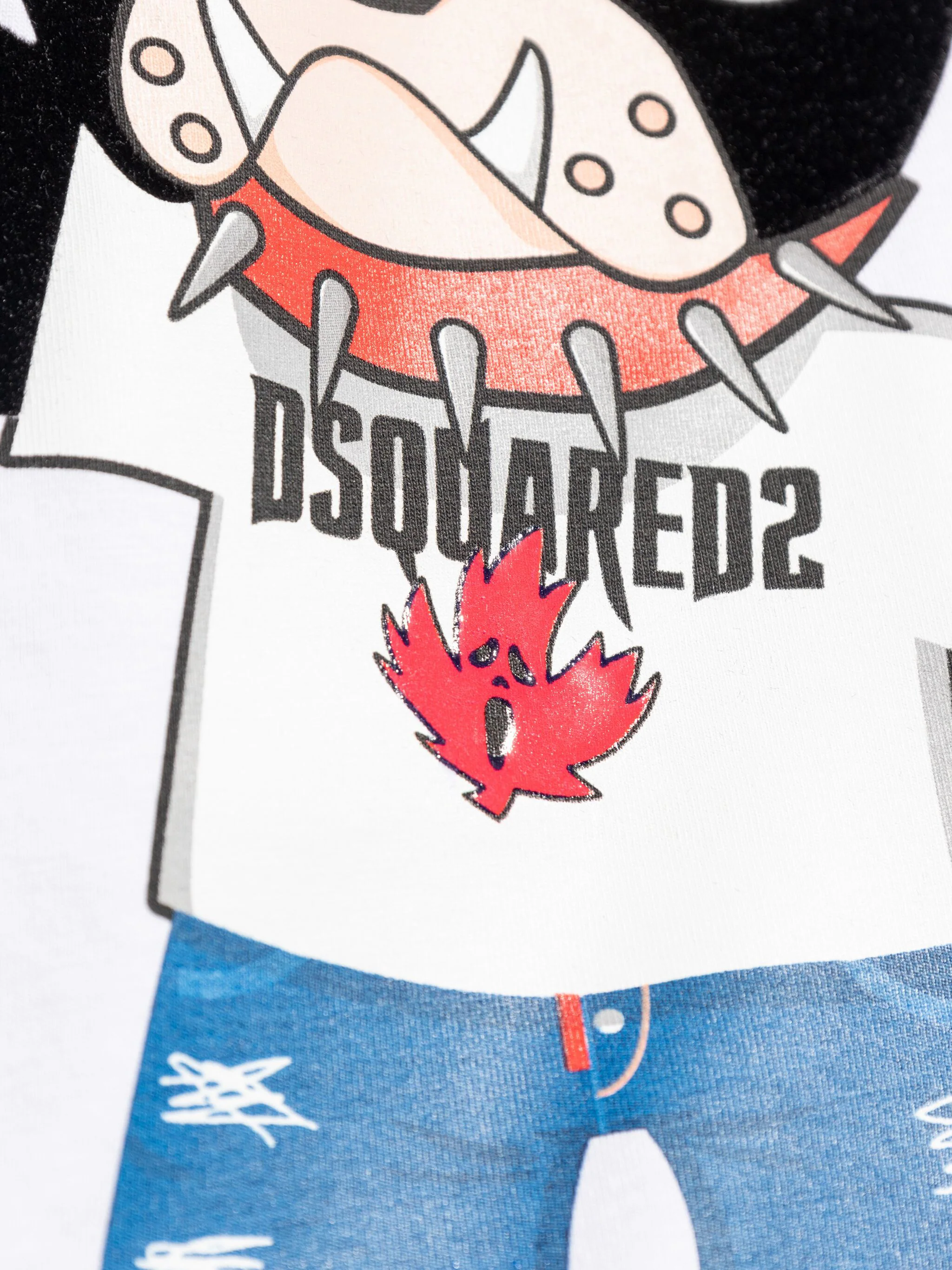 DSQUARED2 GRAPHIC-PRINT COTTON T-SHIRT