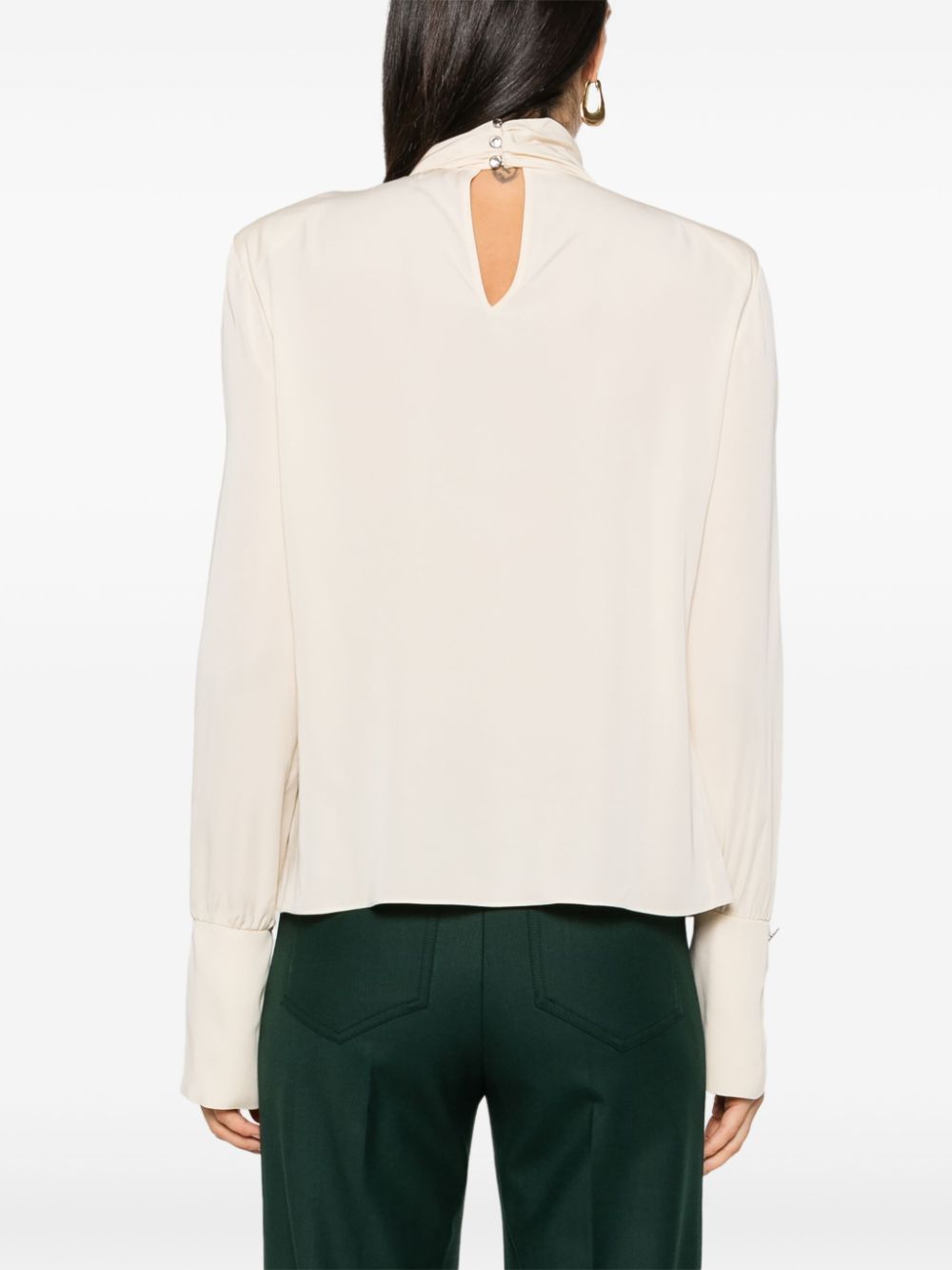 PATRIZIA PEPE TWISTED BLOUSE