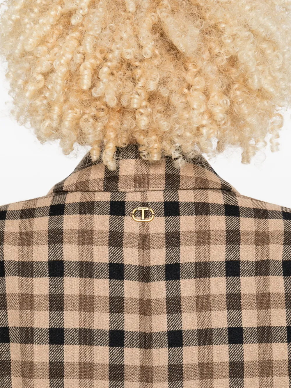 ABRIGO TWINSET CUADROS