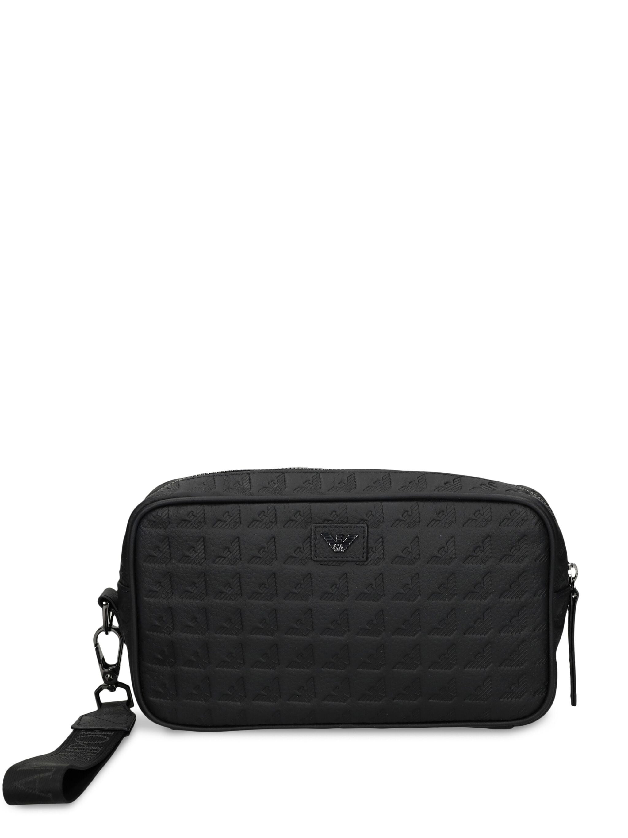 EMPORIO ARMANI LOGO EMBOSSED HANDBAG