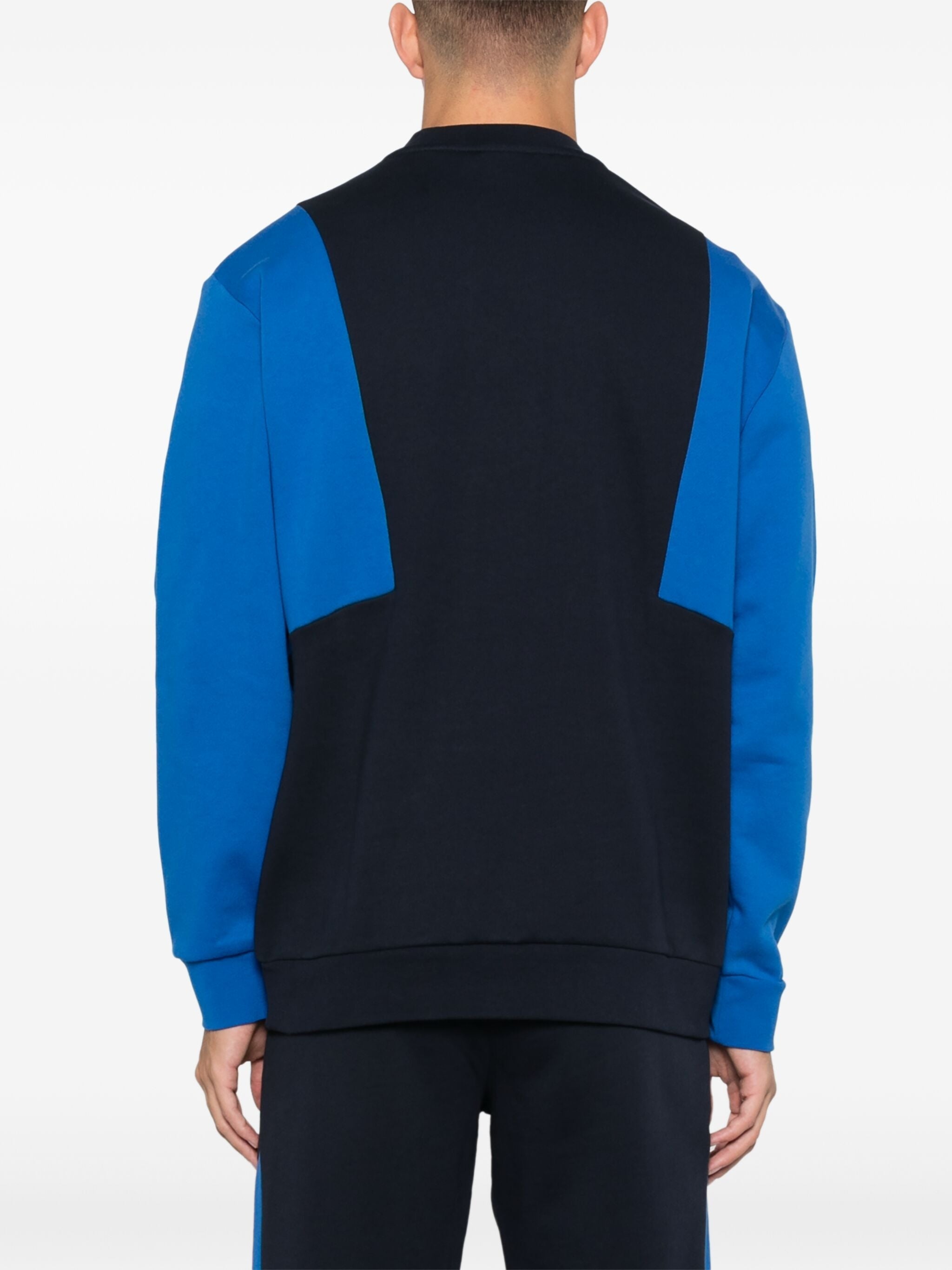 EA7 COLOURBLOCK CREW-NECK SWEATSHIRT