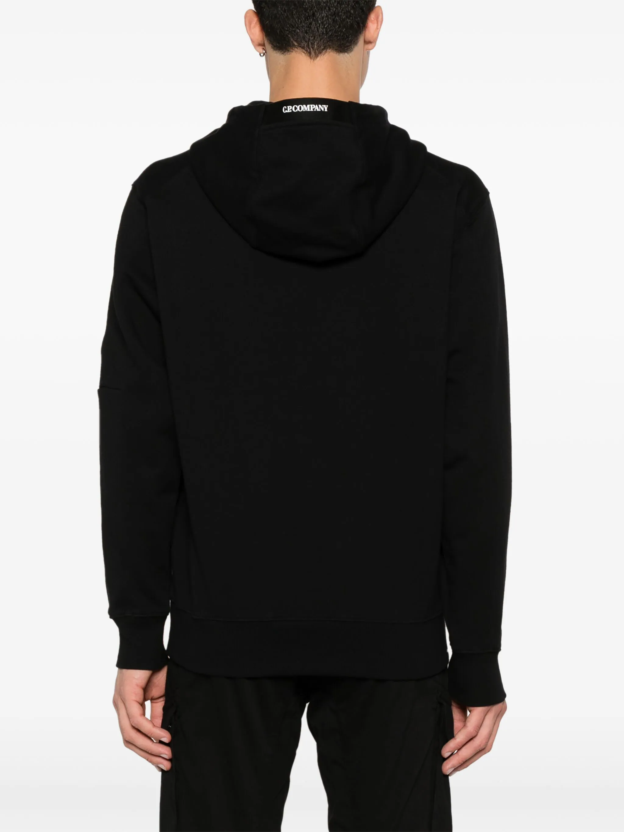 CP COMPANY LENS-DETAILED COTTON HOODIE