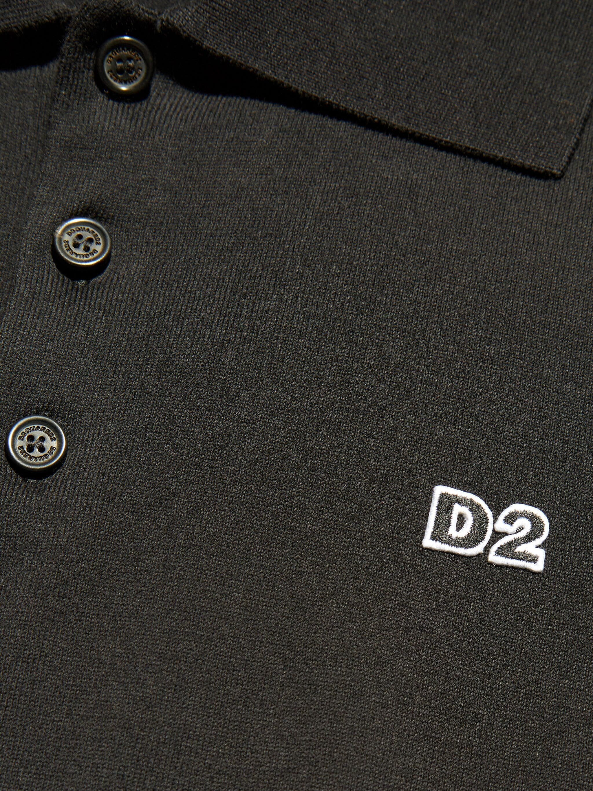 DSQUARED2 LOGO PATCH POLO SHIRT