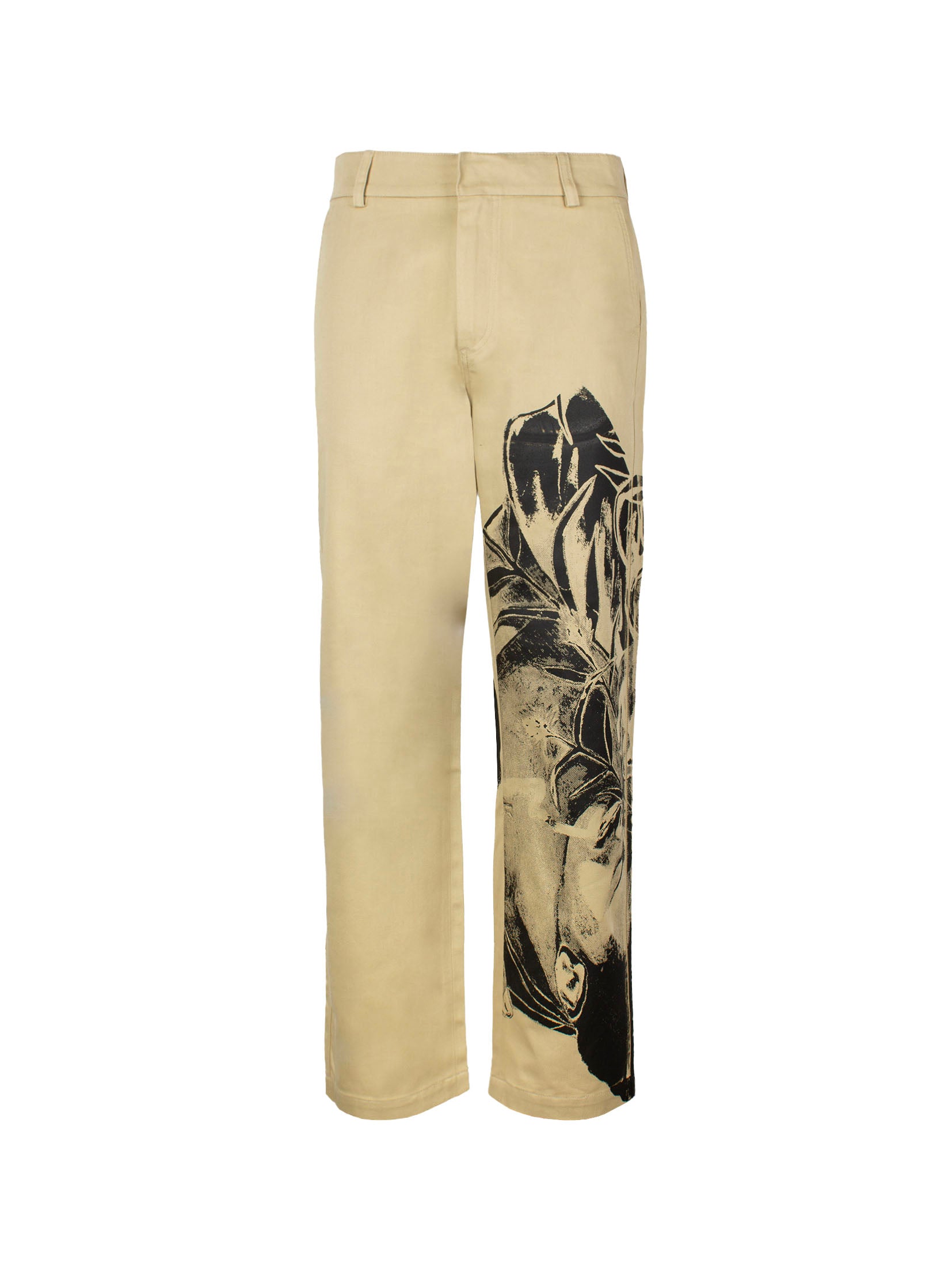 JW ANDERSON GRAPHIC-PRINT STRAIGHT-LEG TROUSERS