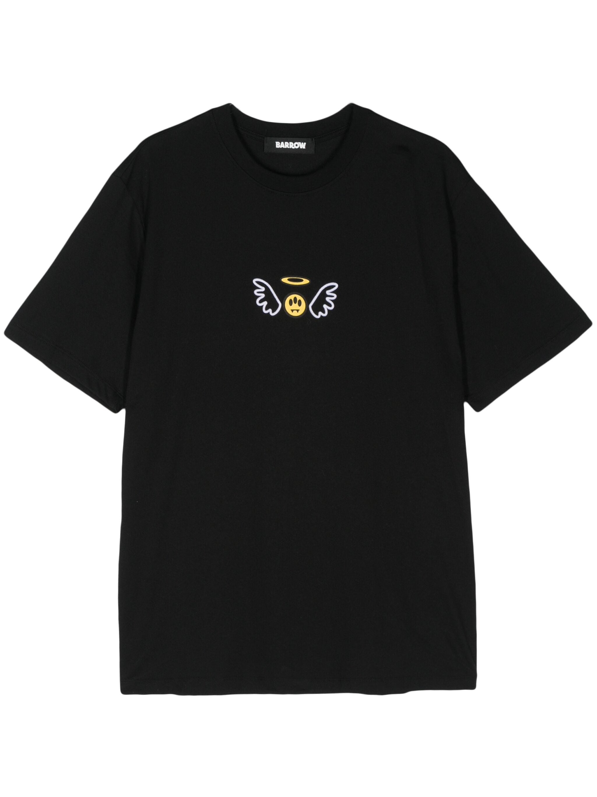 BARROW LOGO-FLOCKED T-SHIRT