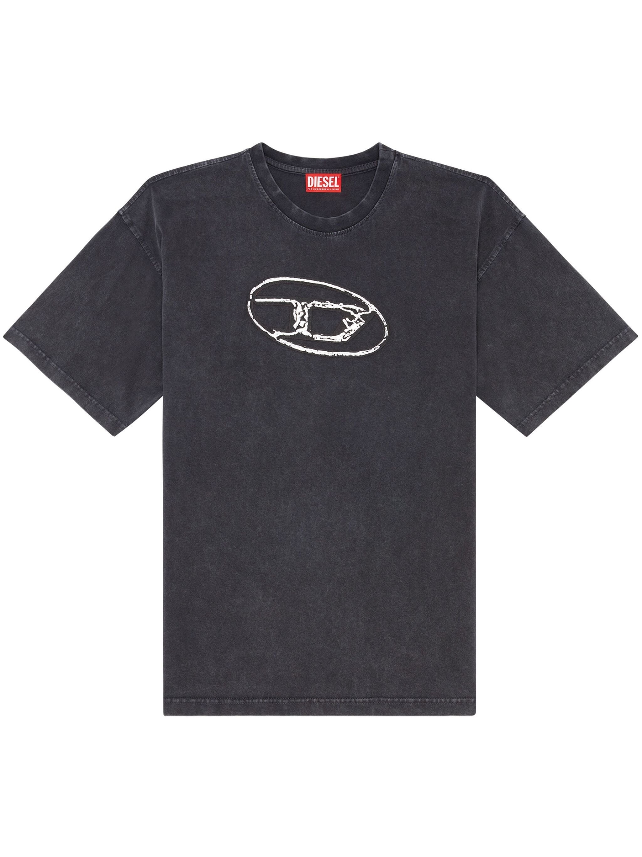 DIESEL LOGO-PRINT COTTON T-SHIRT