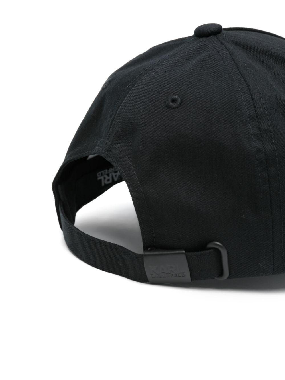 KARL LAGERFELD LOGO-EMBROIDERED BASEBALL CAP