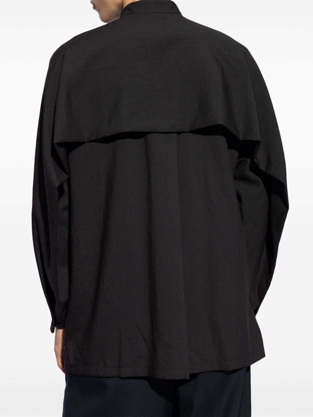 HOMME PLISSE ISSEY MIYAKE PL RAMIE FOLDED-YOKE SHIRT