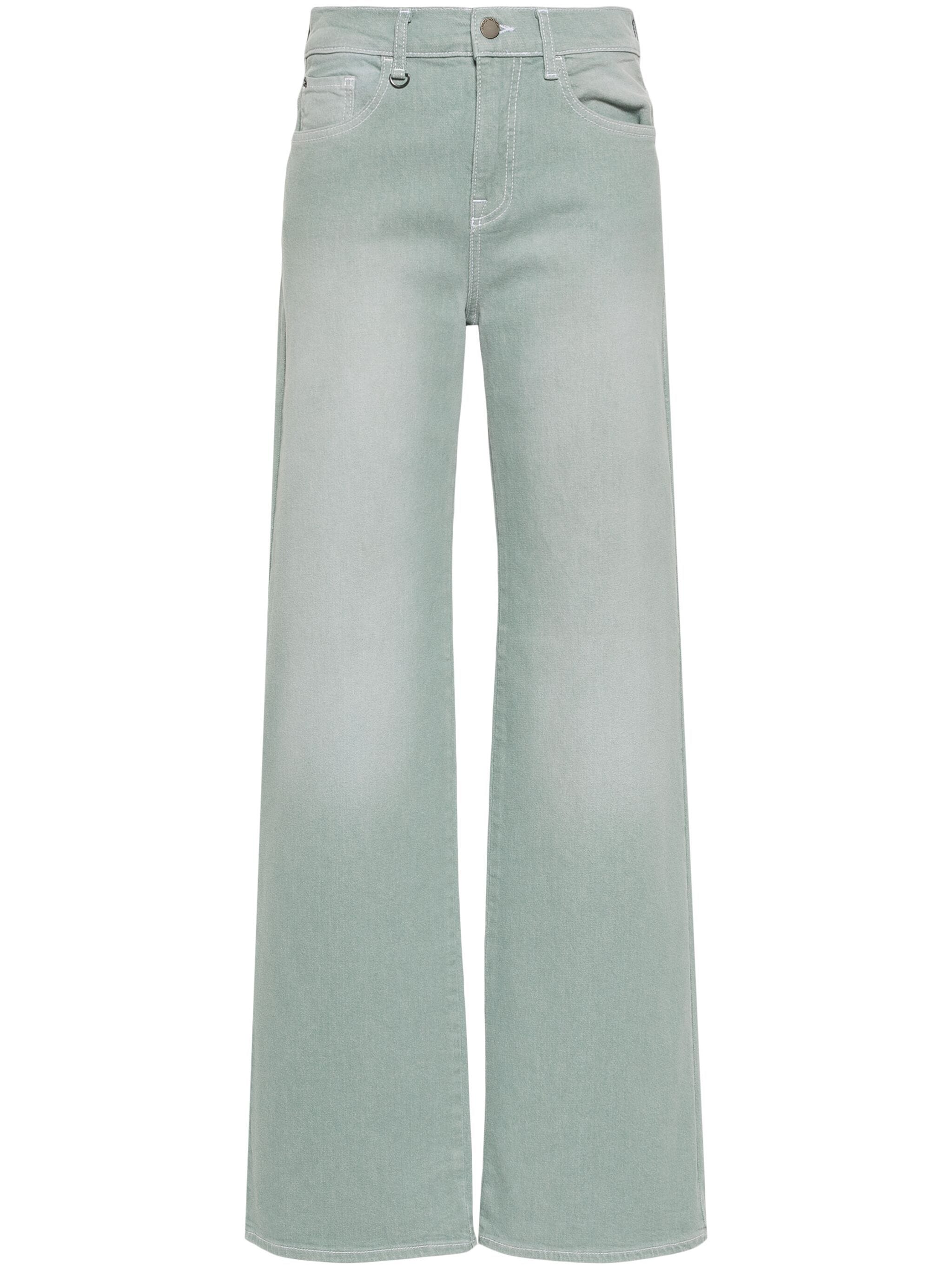 EMPORIO ARMANI J7E MID-RISE STRAIGHT-LEG JEANS