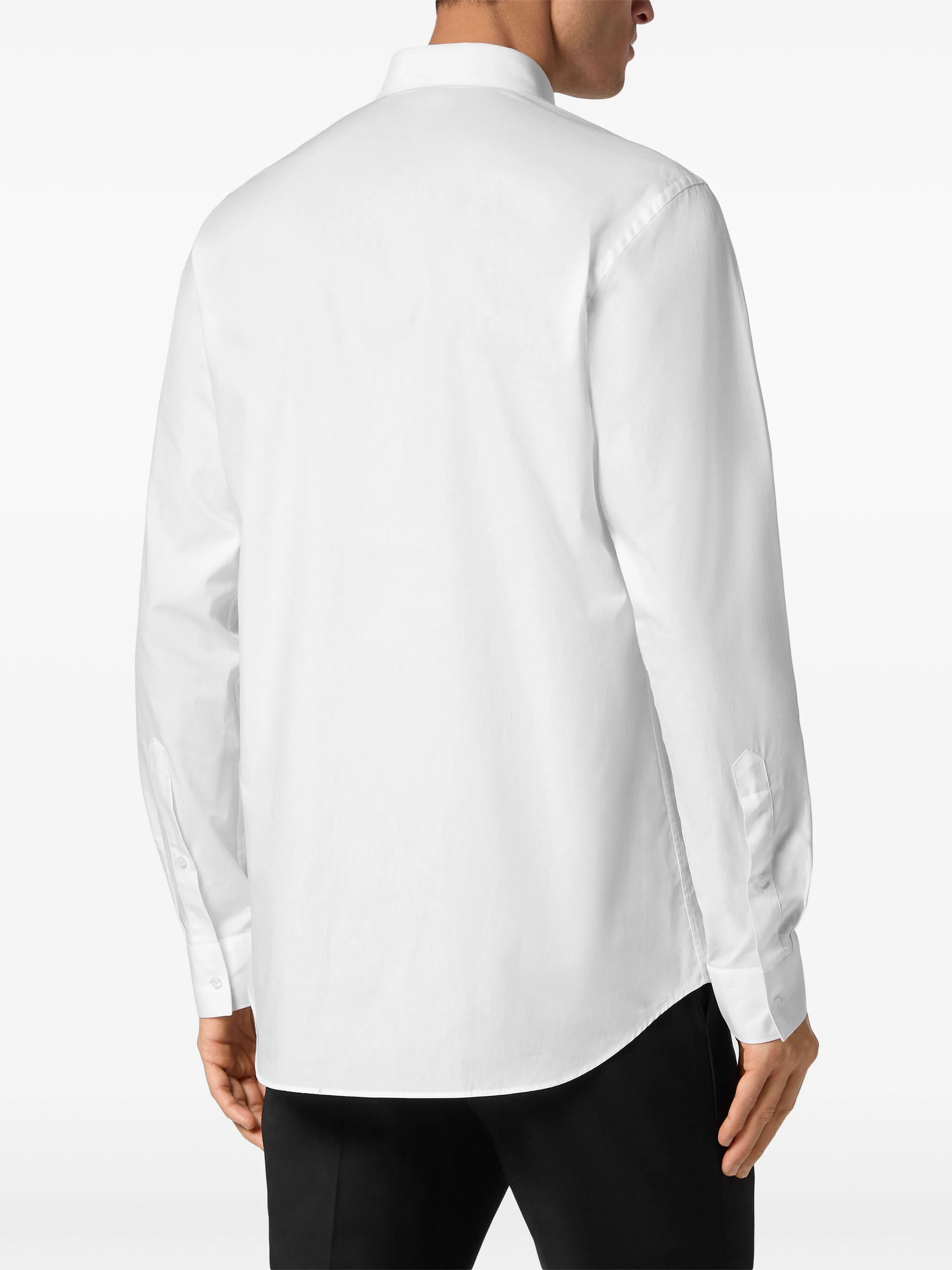 PHILIPP PLEIN STUD-DETAILING POPLIN SHIRT