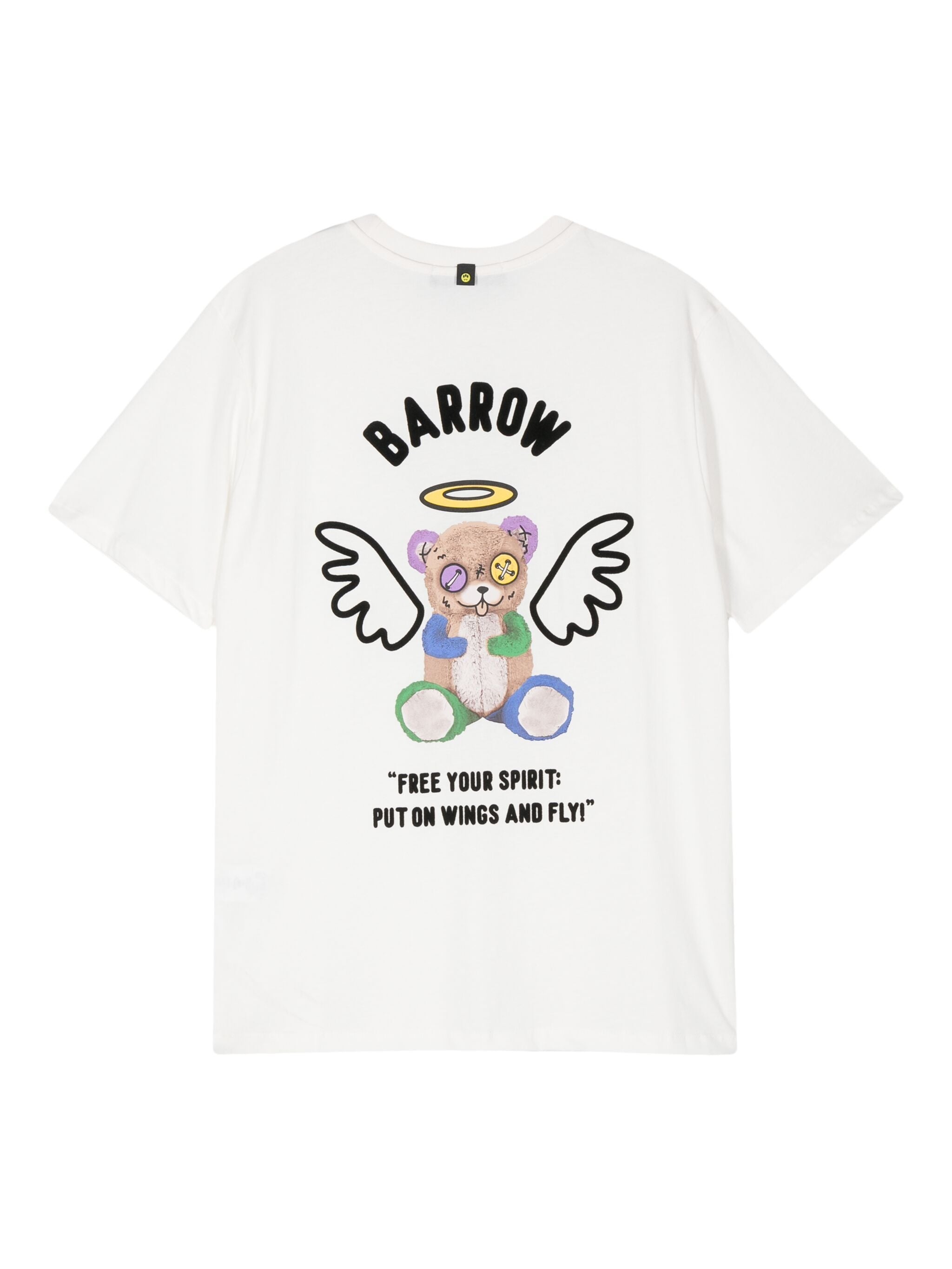 BARROW LOGO-FLOCKED T-SHIRT