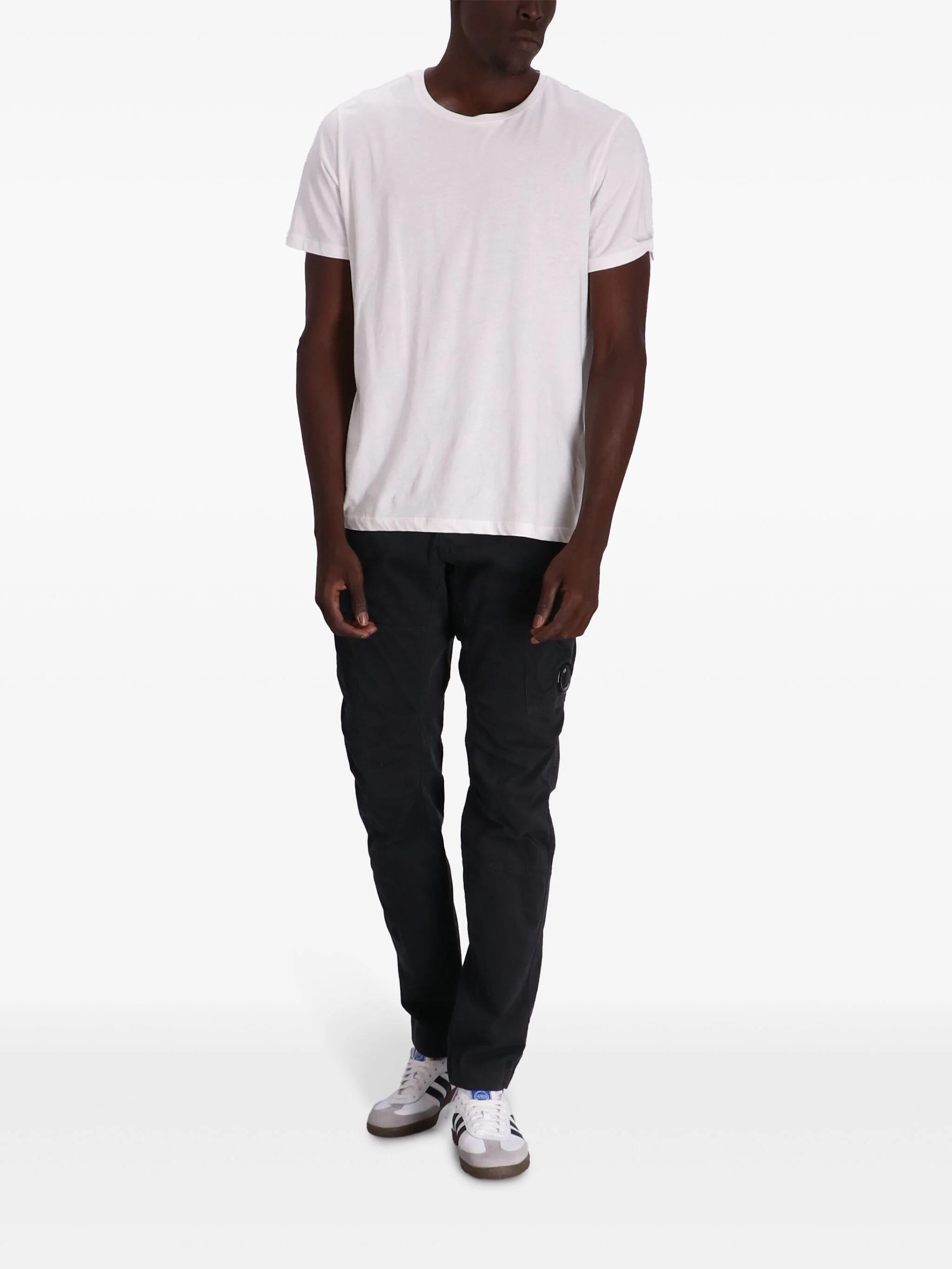 CP COMPANY CARGO-POCKET STRETCH TAPERED TROUSERS