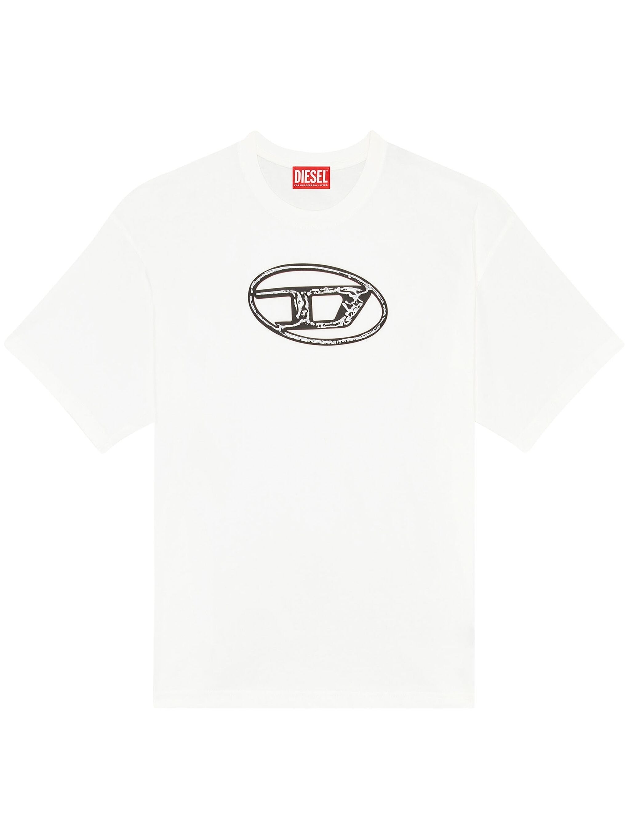 DIESEL LOGO-PRINT COTTON T-SHIRT