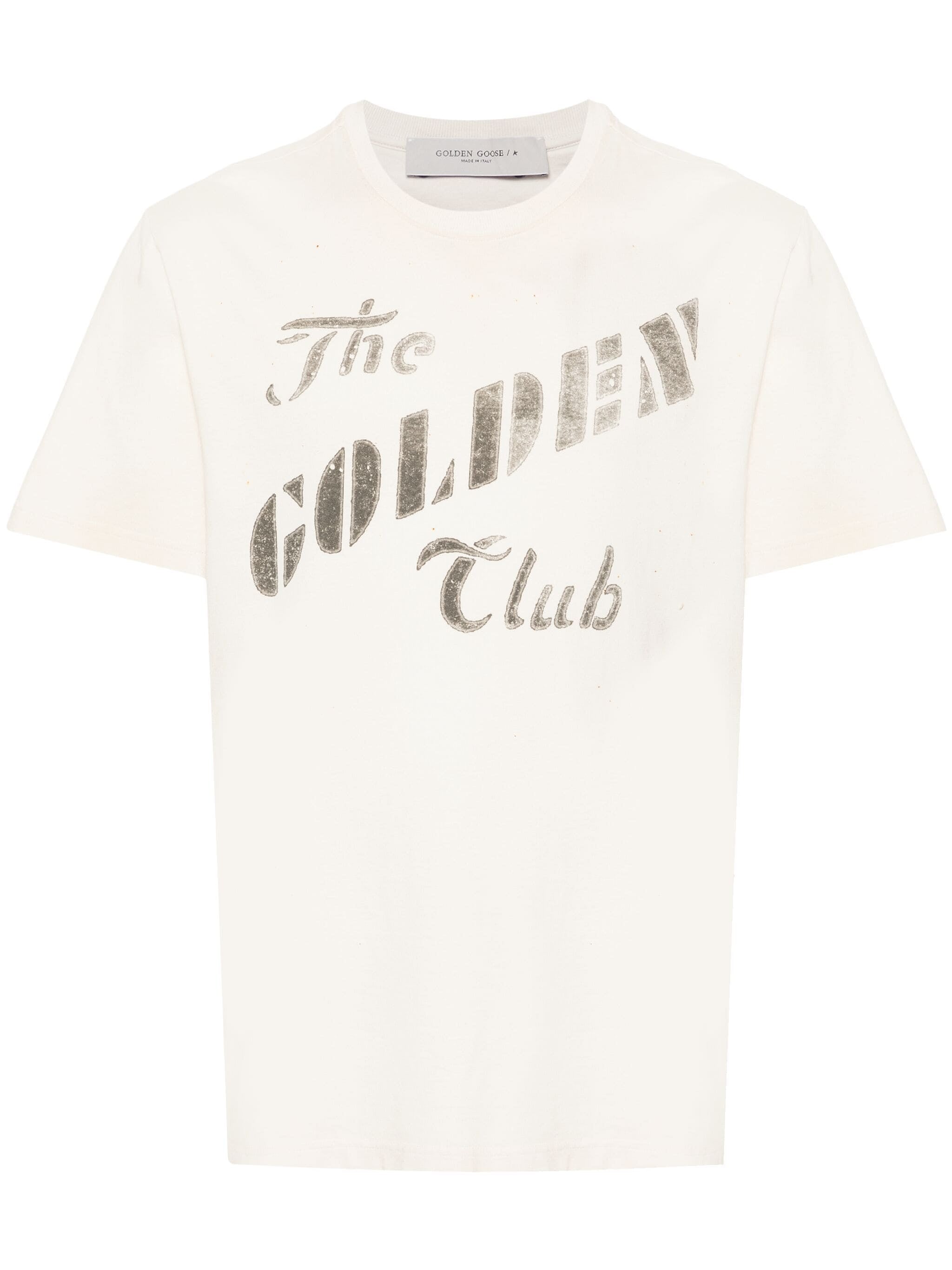 GOLDEN GOOSE PRINTED COTTON T-SHIRT