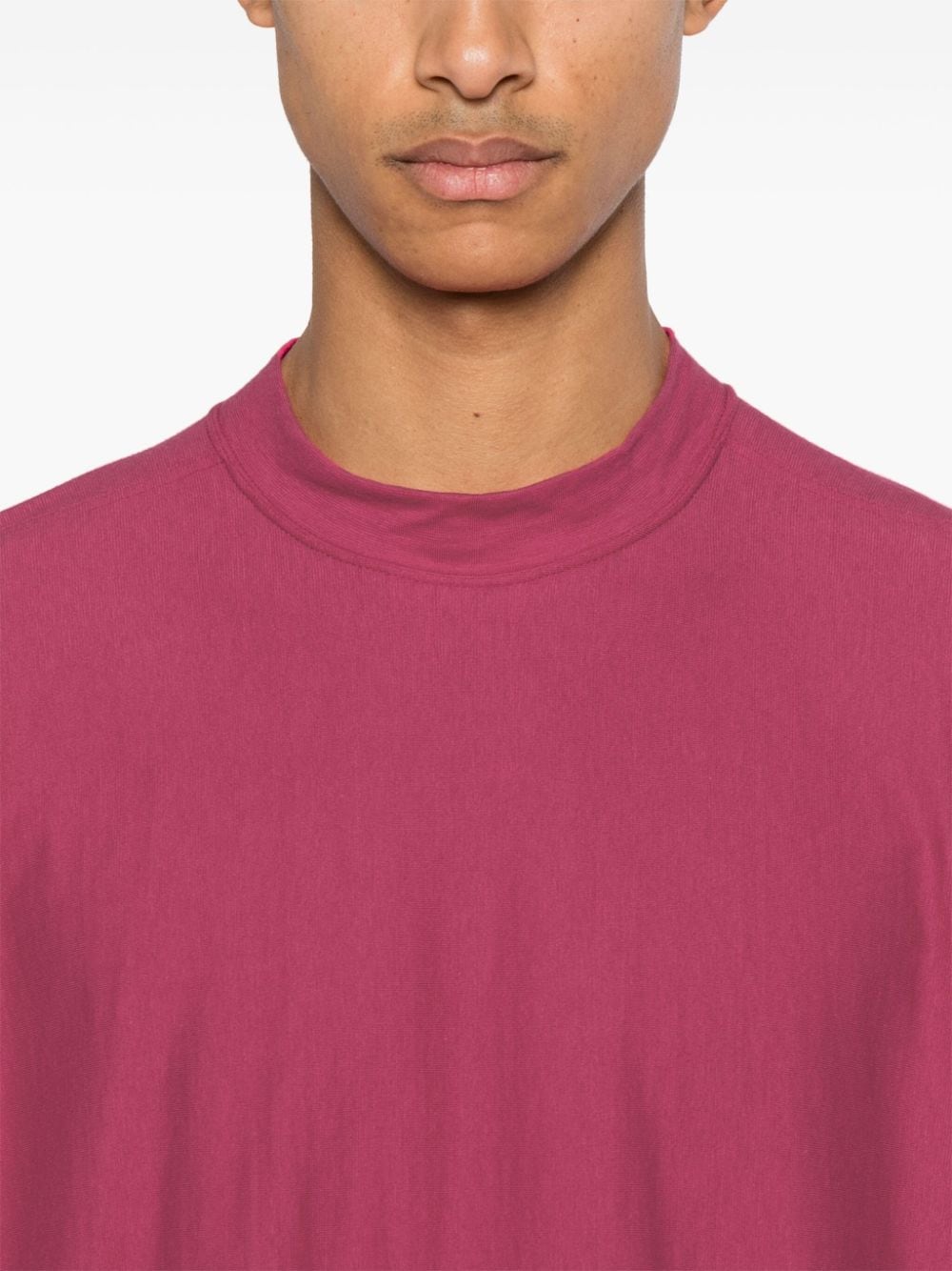 HOMME PLISSÉ ISSEY MIYAKE SHORT-SLEEVE COTTON T-SHIRT