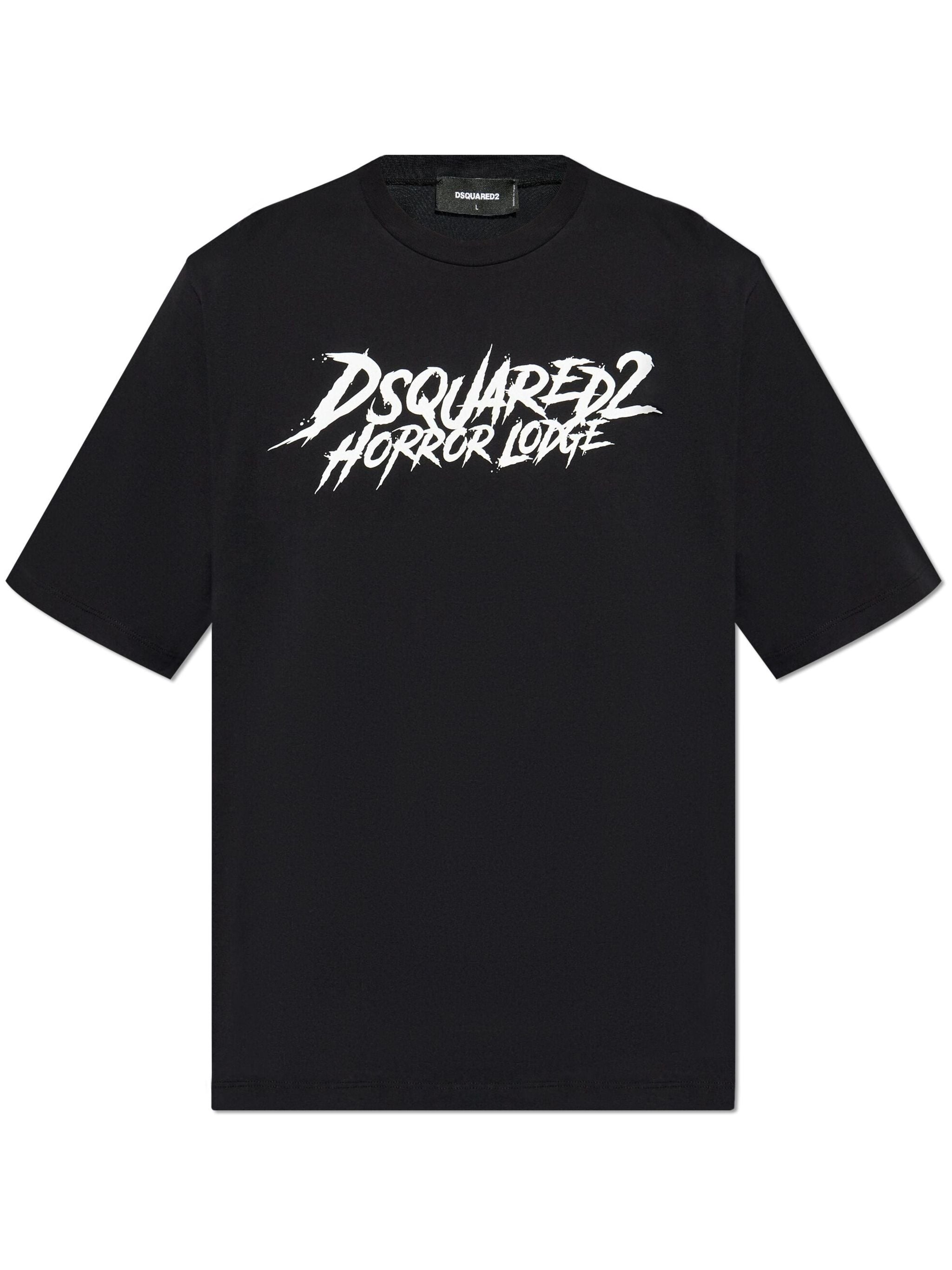 DSQUARED2 LOGO-PRINT COTTON T-SHIRT