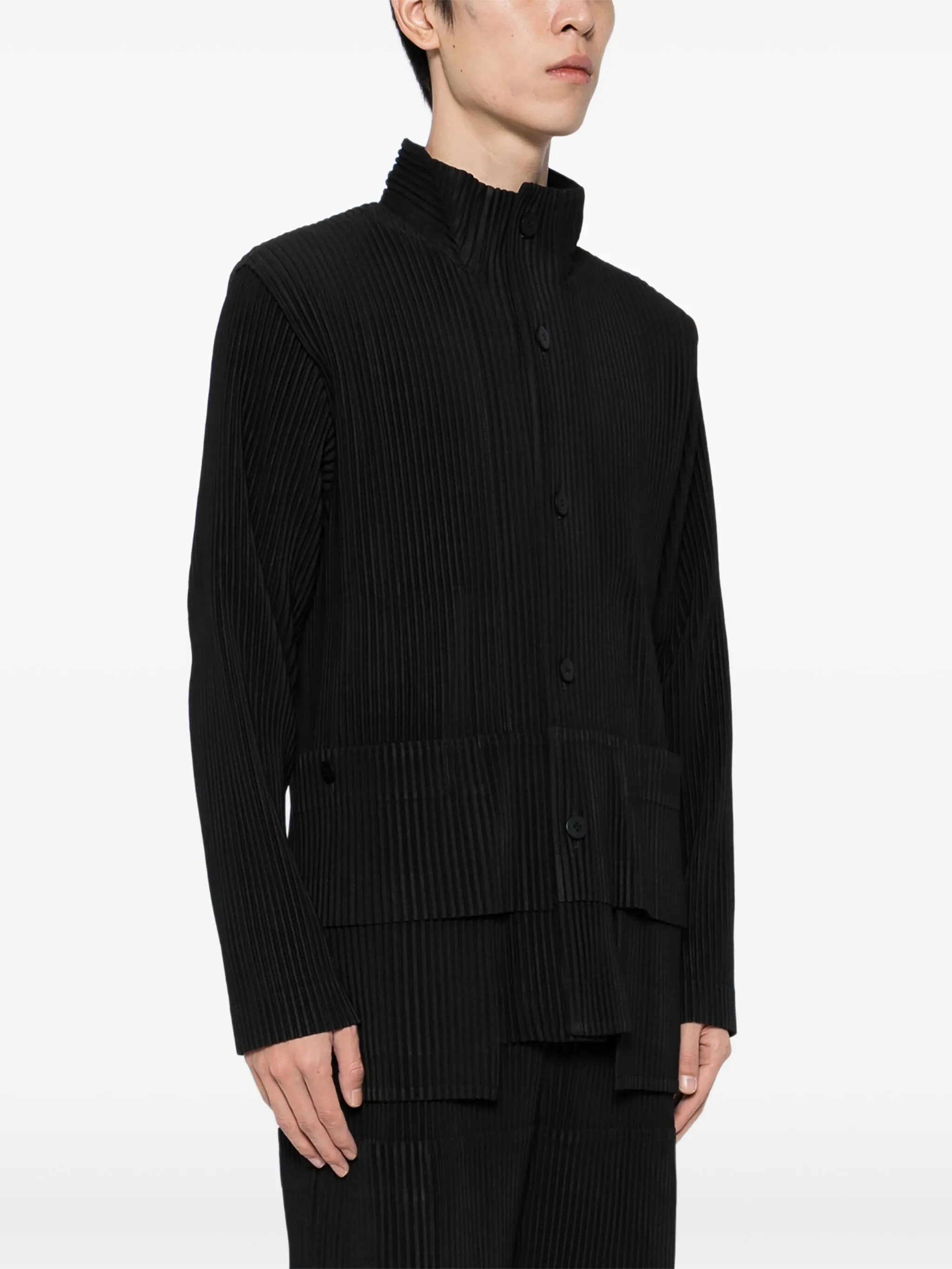 CHAQUETA HOMME PLISSÉ ISSEY MIYAKE BOLSILLOS
