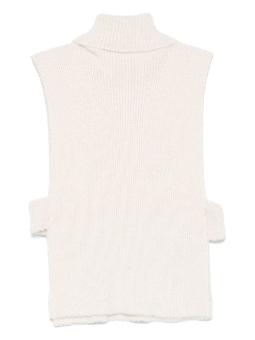 PATRIZIA PEPE BRUSHED-KNIT VEST