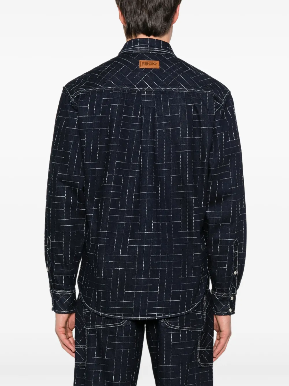 CAMISA KENZO GEOMETRIC