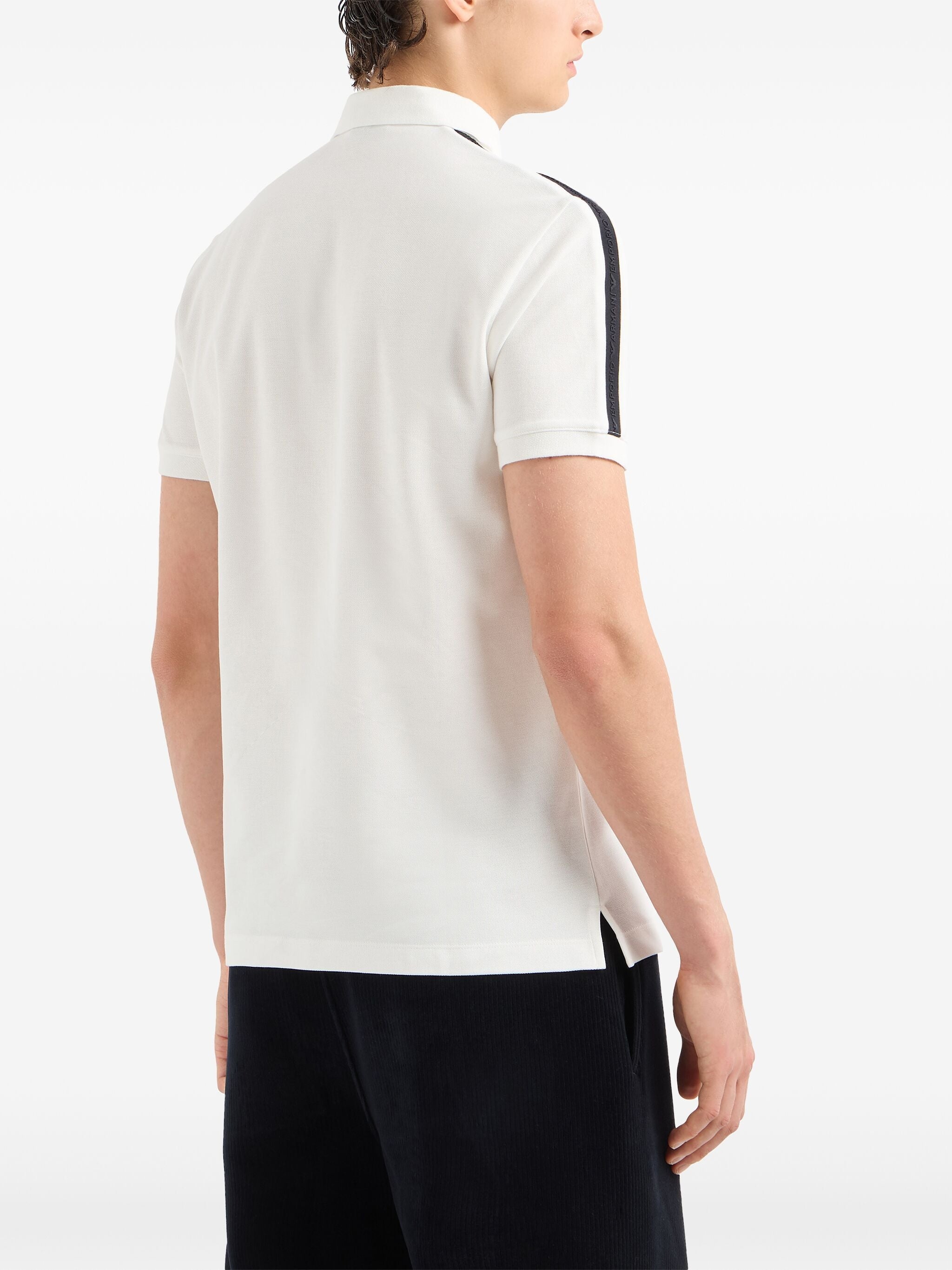 EMPORIO ARMANI LOGO-TAPE POLO SHIRT