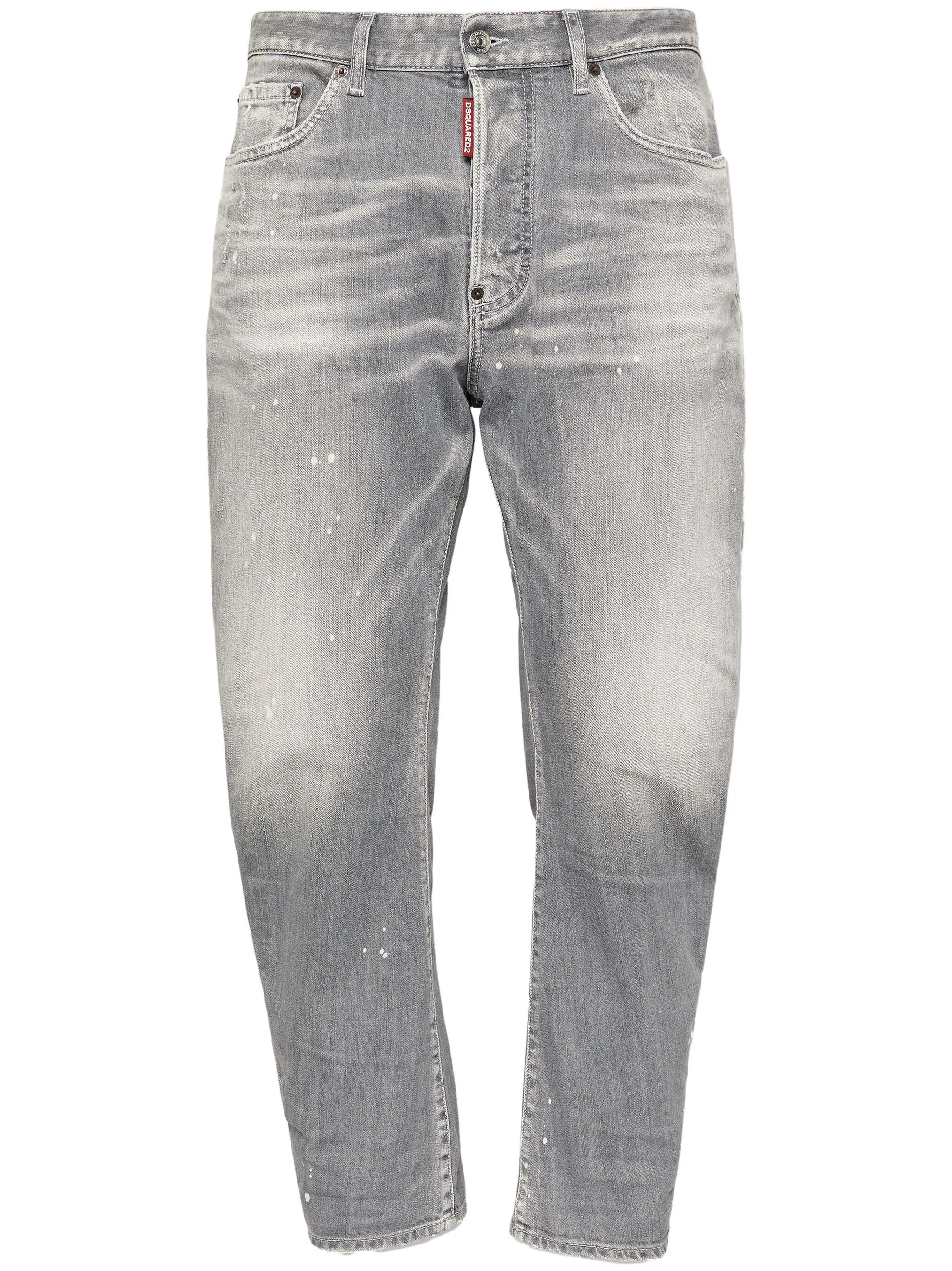 DSQUARED2 MID-RISE STRAIGHT-LEG JEANS