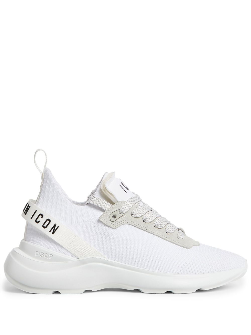 DSQUARED2 ICON-STRAP LOW-TOP SNEAKERS