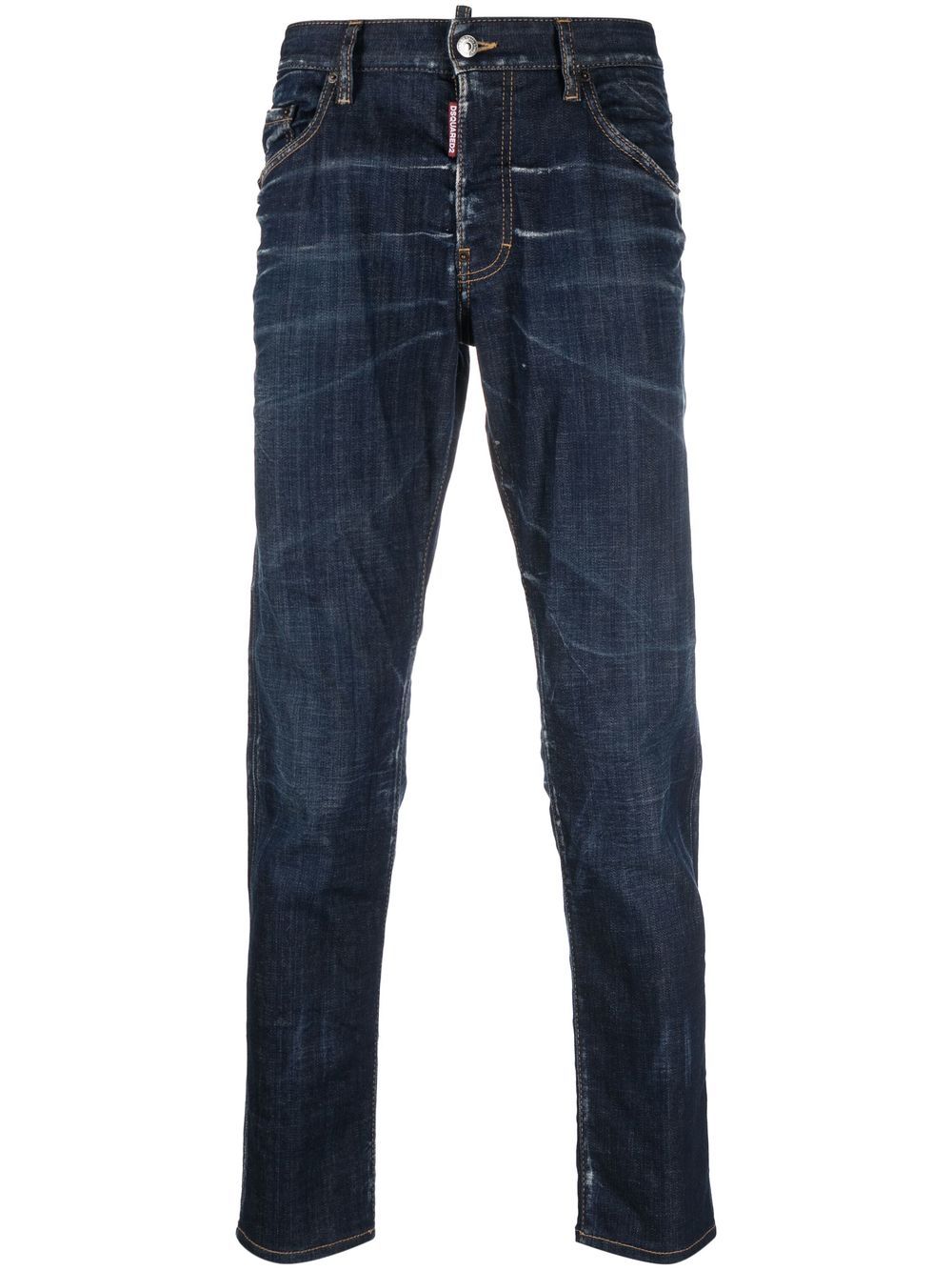 DSQUARED2 BLEACH-EFFECT SKINNY JEANS