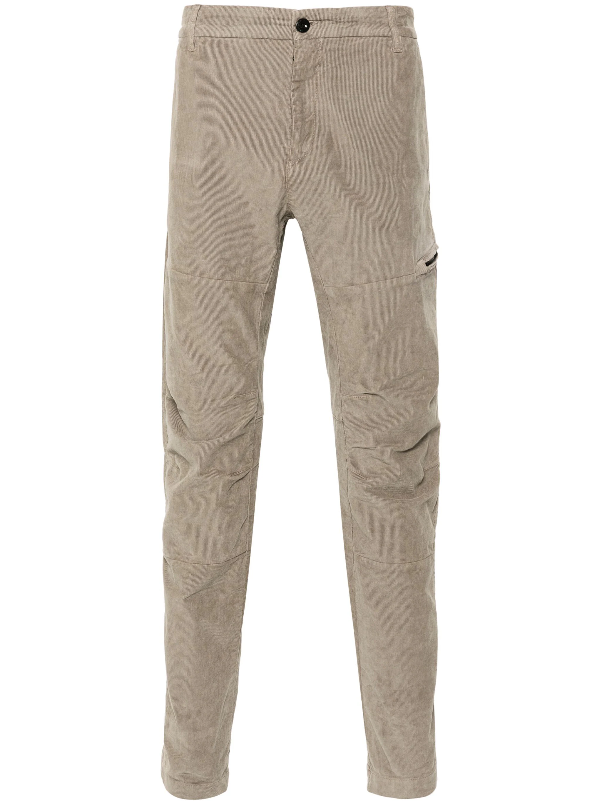 CP COMPANY TAPERED-LEG CORDUROY TROUSERS