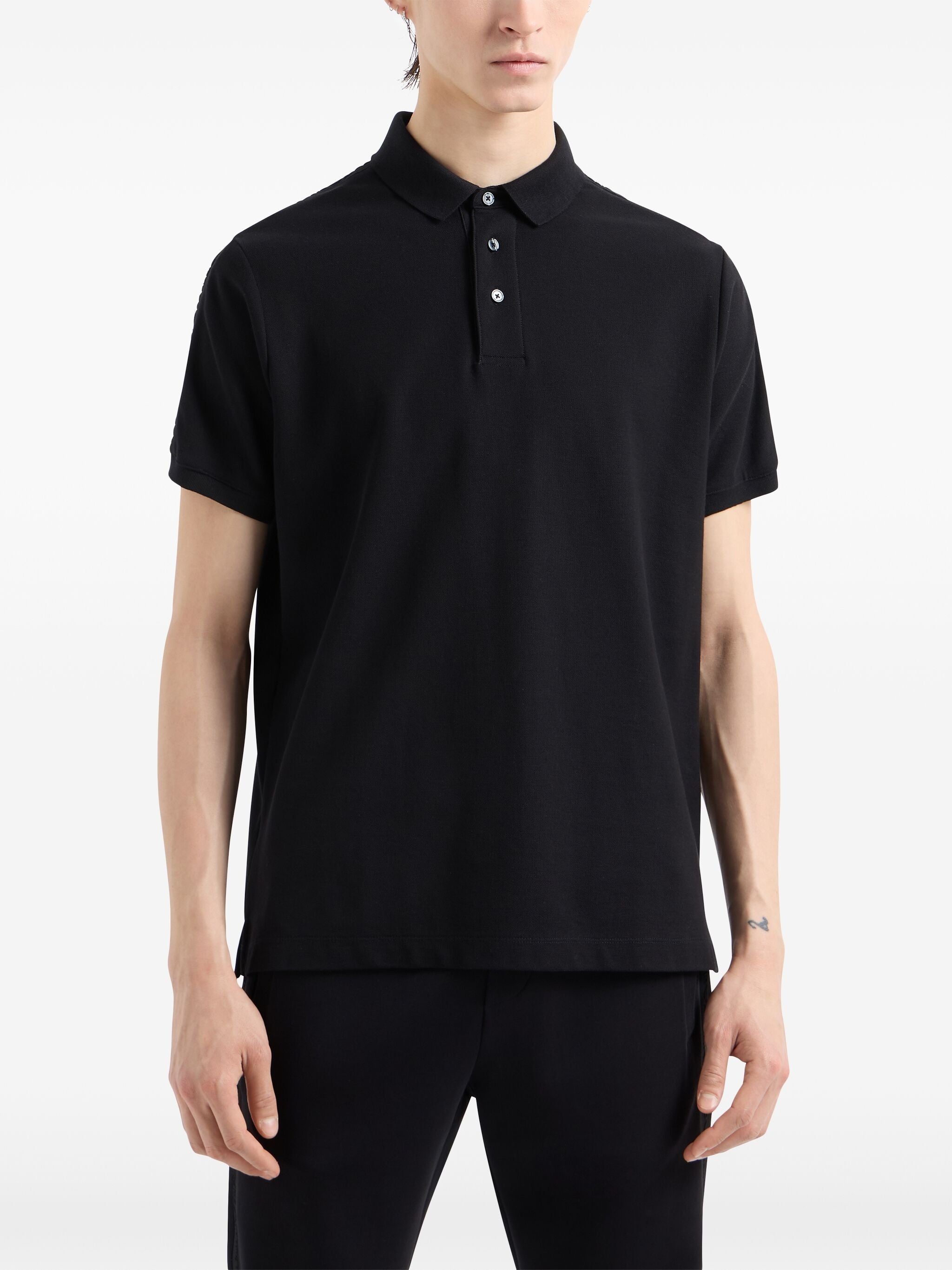 EMPORIO ARMANI LOGO-TAPE POLO SHIRT