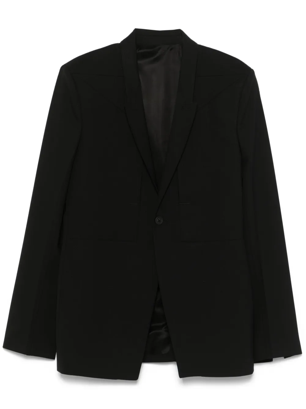 BLAZER RICK OWENS BOTONADURA SIMPLE